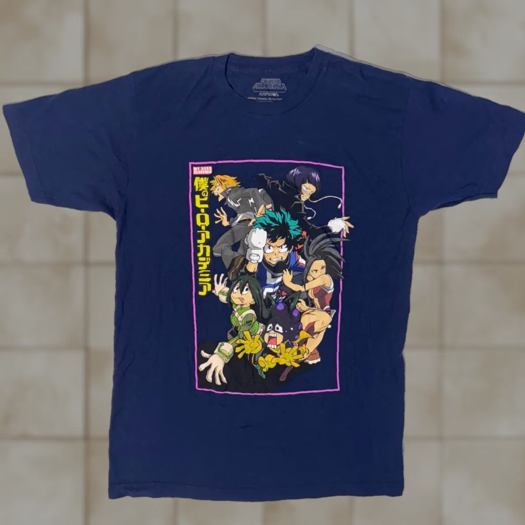 Vintage My Hero Academia Blue Anime Class 1a Izuku Midoriya Deku Tsuyu Asui M T-Shirts, Hoodie, Sweatshirt