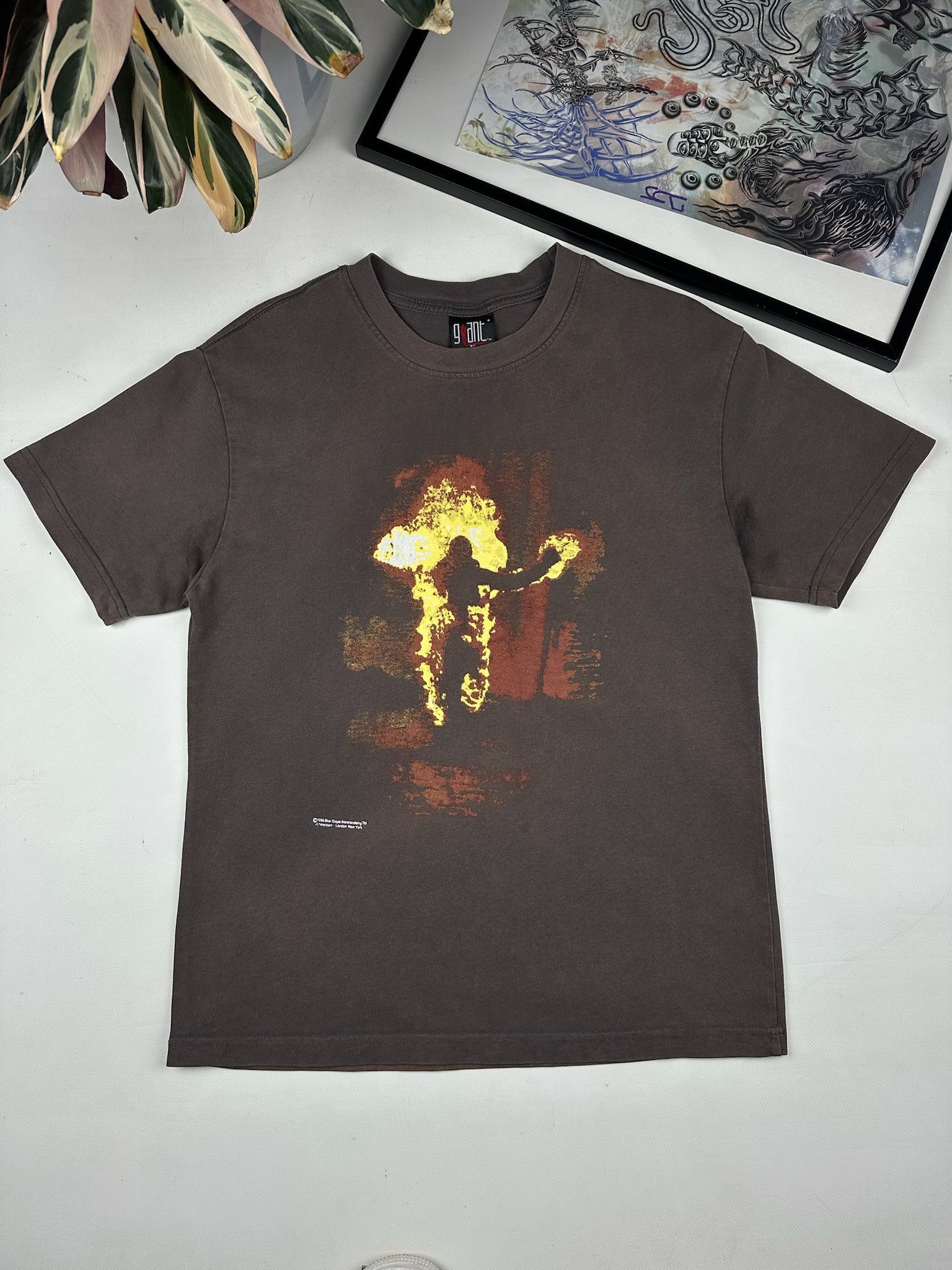 Band Tees Vintage Rammstein Burning Man T Shirt Hoodie, Sweatshirt | PodTeesHub.com
