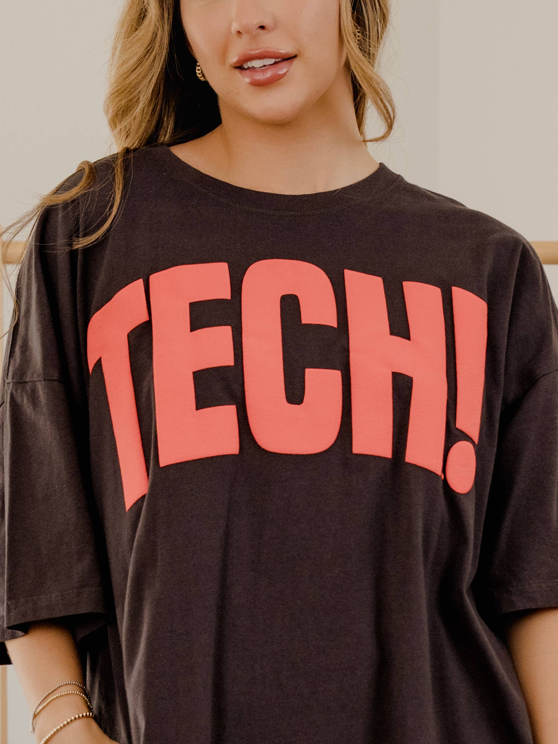 Texas Tech Mono Puff Ink Smoke One Size Tee Hoodie, Sweatshirt | PodTeesHub.com