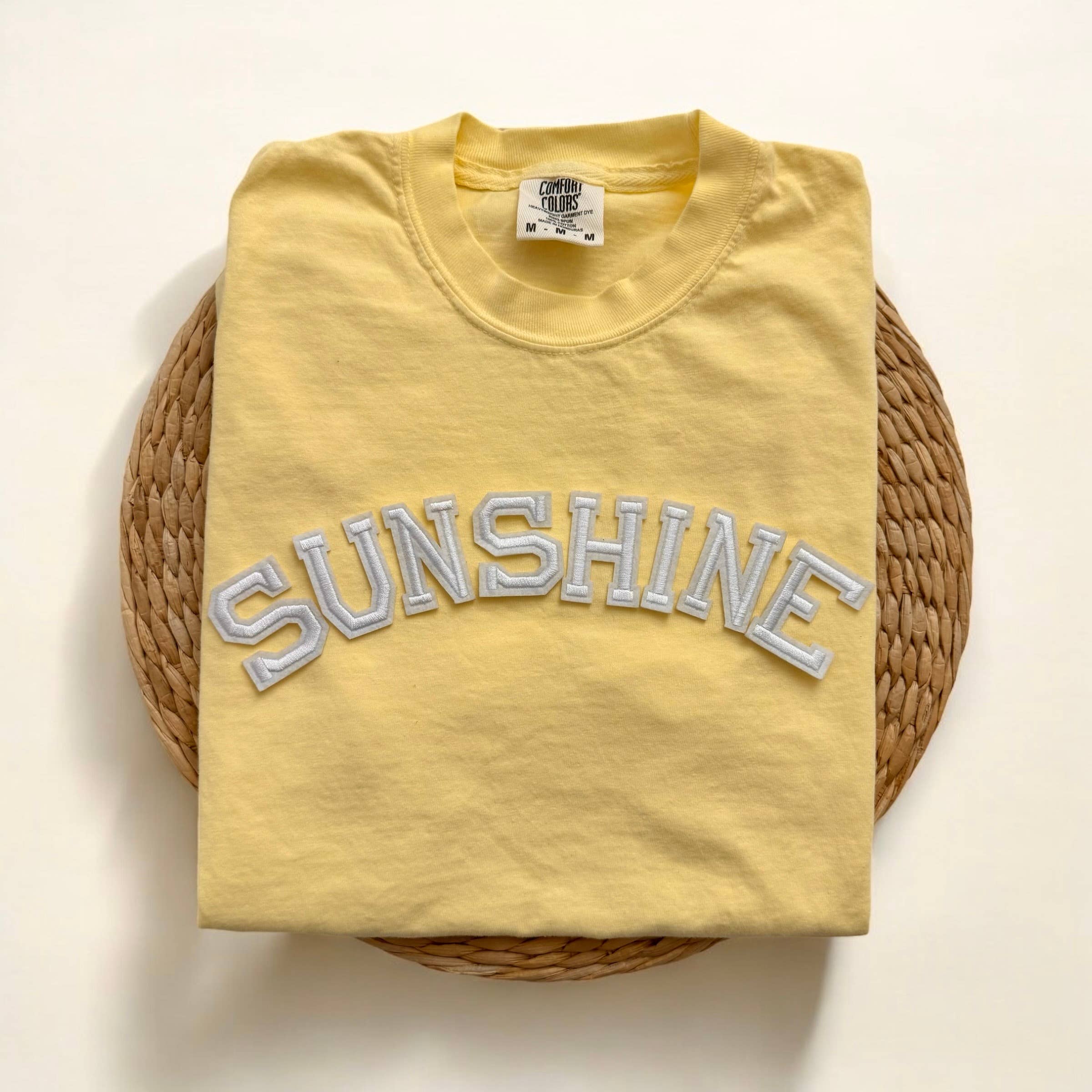 Comfort Colors Sunshine Short Sleeve Shirt, Summer Top Hoodie, Sweatshirt | PodTeesHub.com