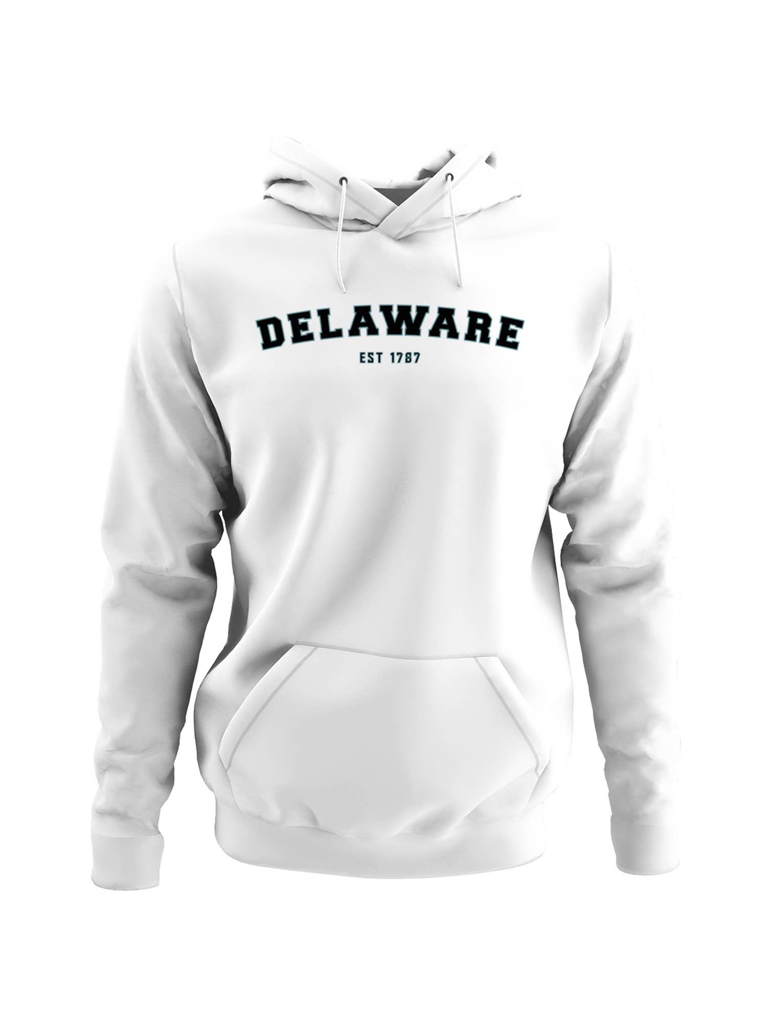 Delaware Est 1787 Men's Hoodie T-Shirts, Sweatshirt | PodTeesHub.com