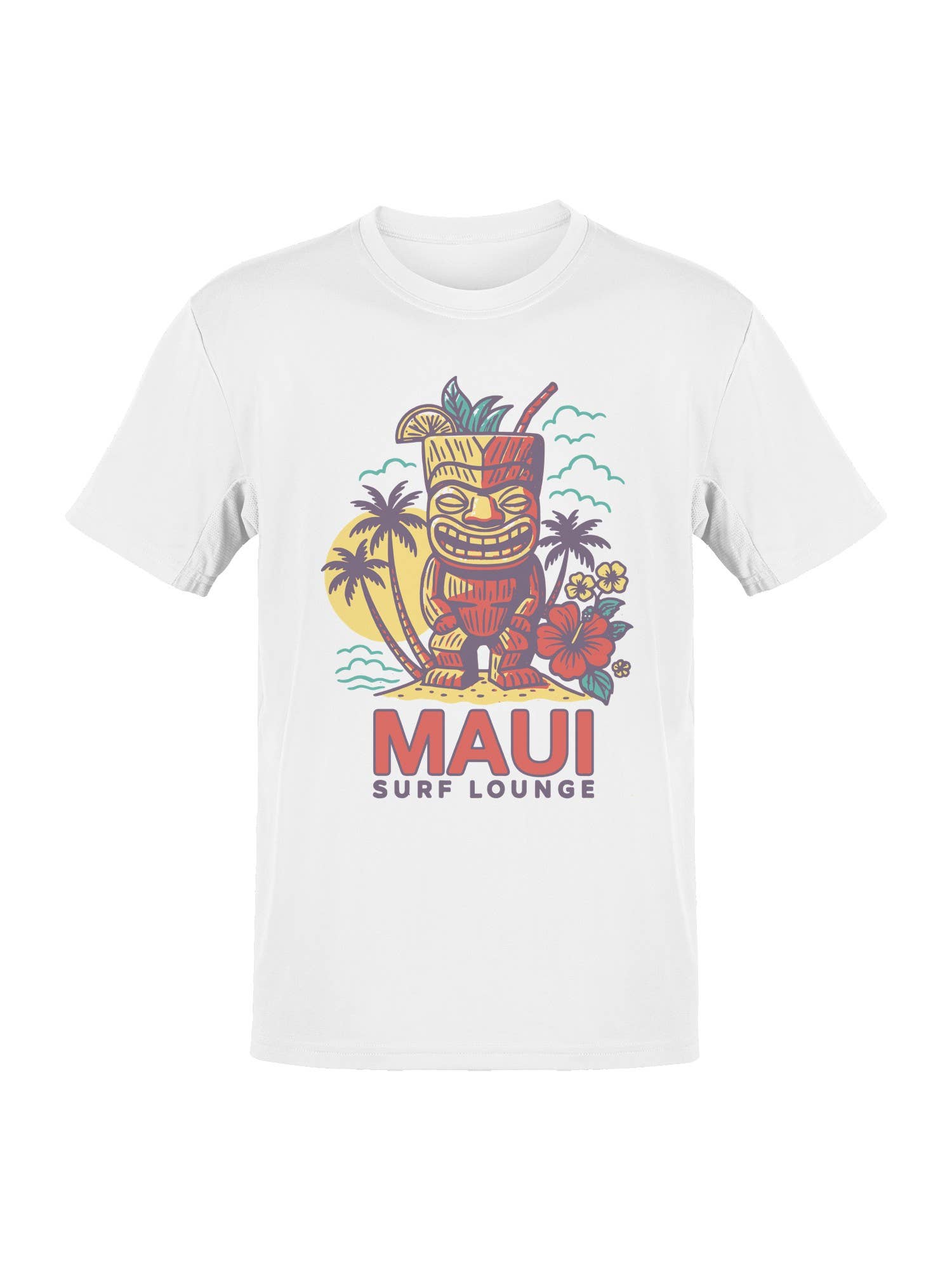 Maui Surf Lounge Tiki Paradise Men's T-Shirt Hoodie, Sweatshirt | PodTeesHub.com