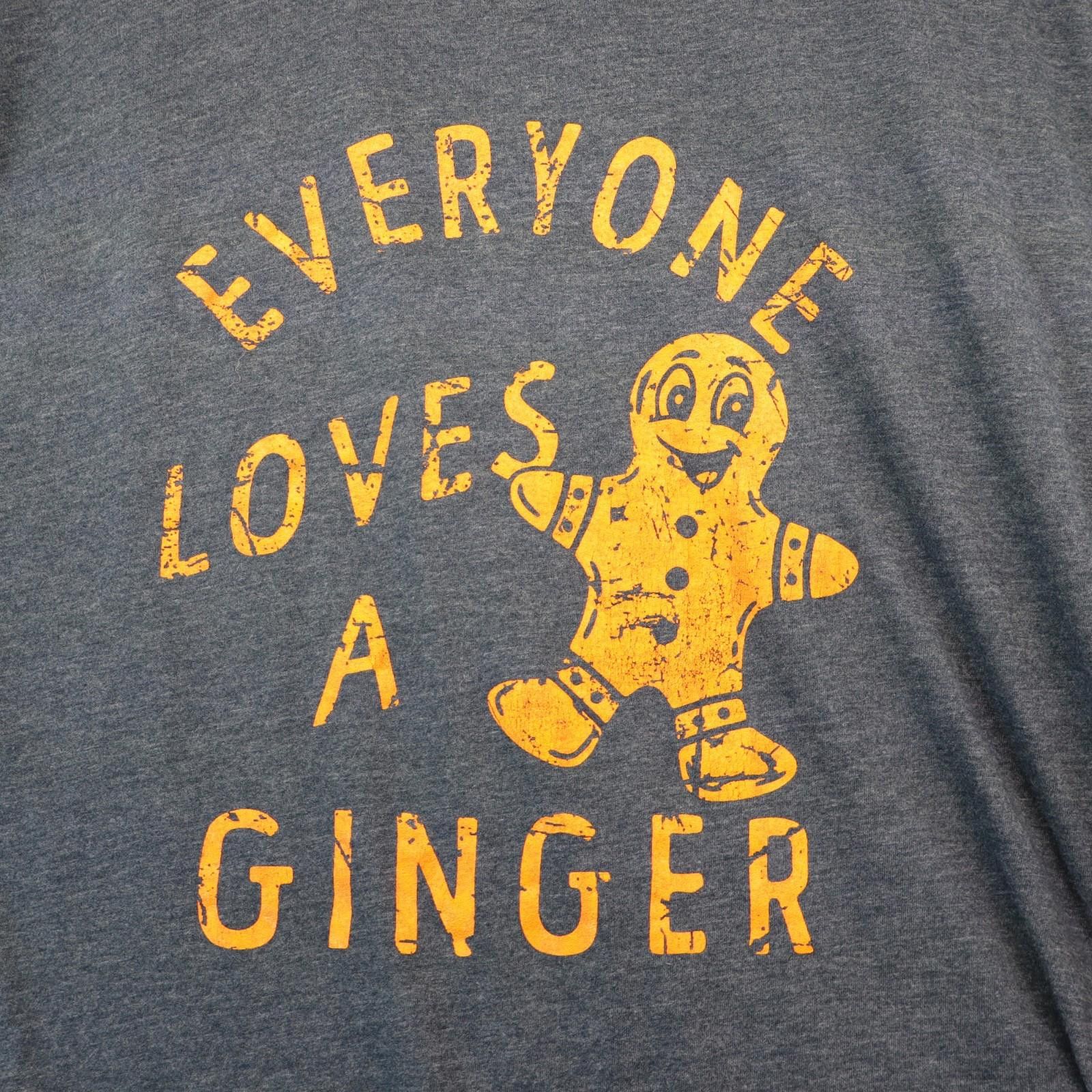Other Men 2xl Everyone Loves A Ginger T Shirt Funny Xmas Joke Gift Hoodie, Sweatshirt | PodTeesHub.com