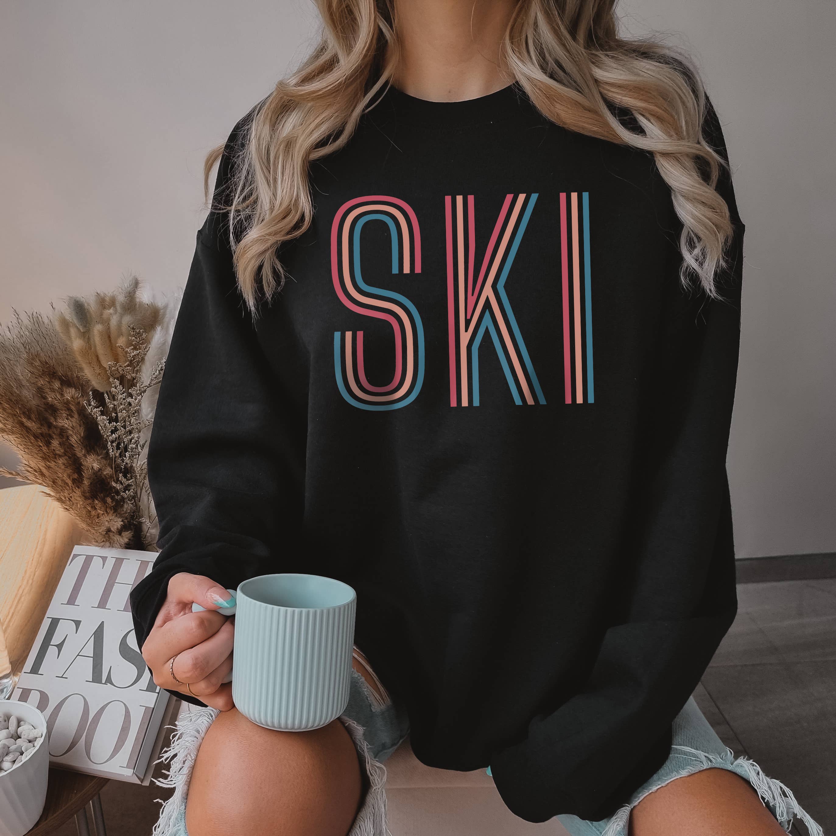Ski Crewneck Sweatshirt | Winter | Sizes S-2XL T-Shirts, Hoodie | PodTeesHub.com