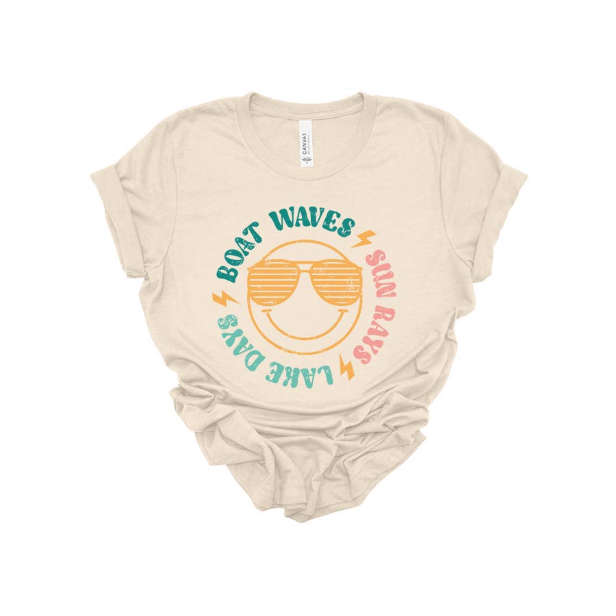 Boat Waves Tee Hoodie, Sweatshirt | PodTeesHub.com