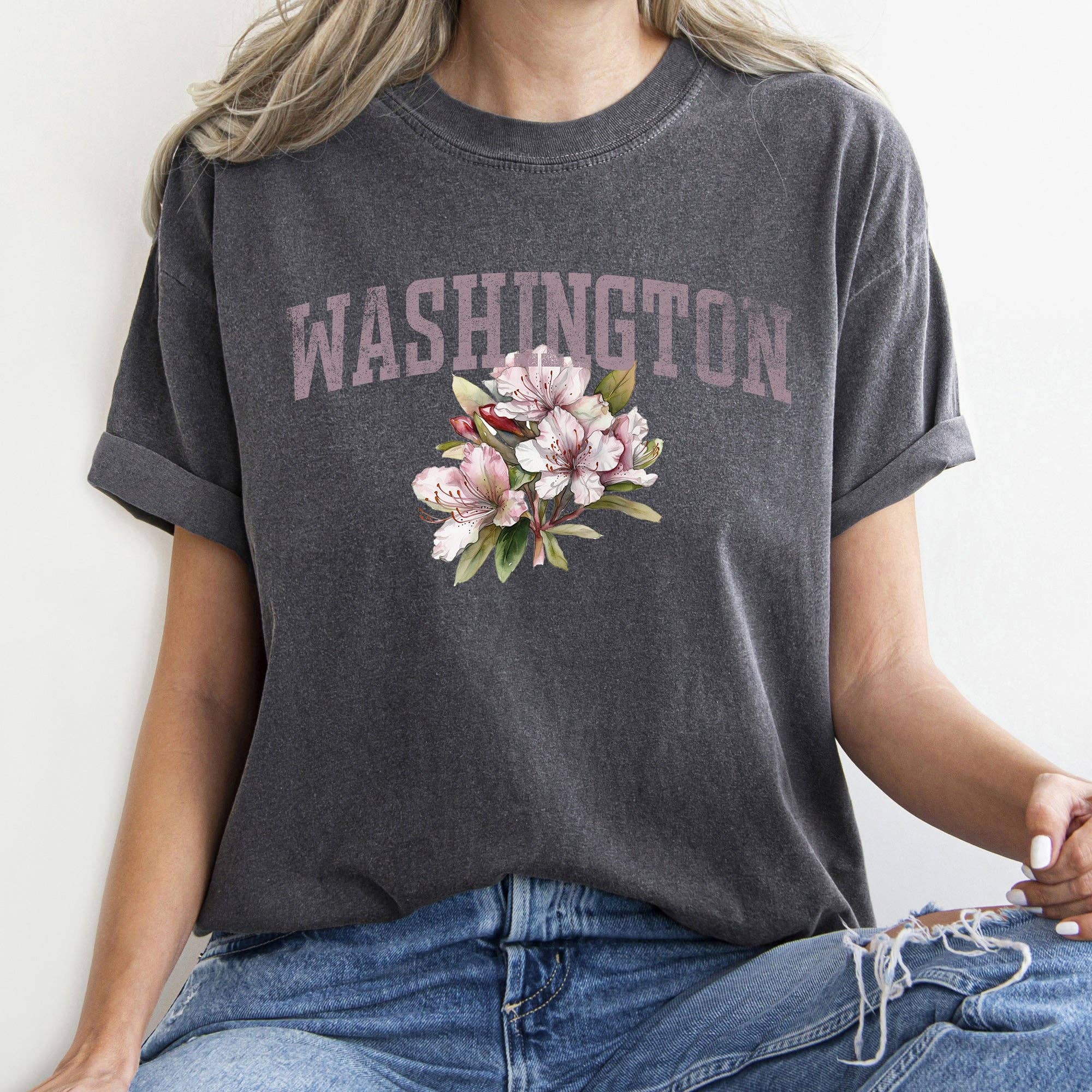 Washington State Flower T-Shirt Hoodie, Sweatshirt | PodTeesHub.com