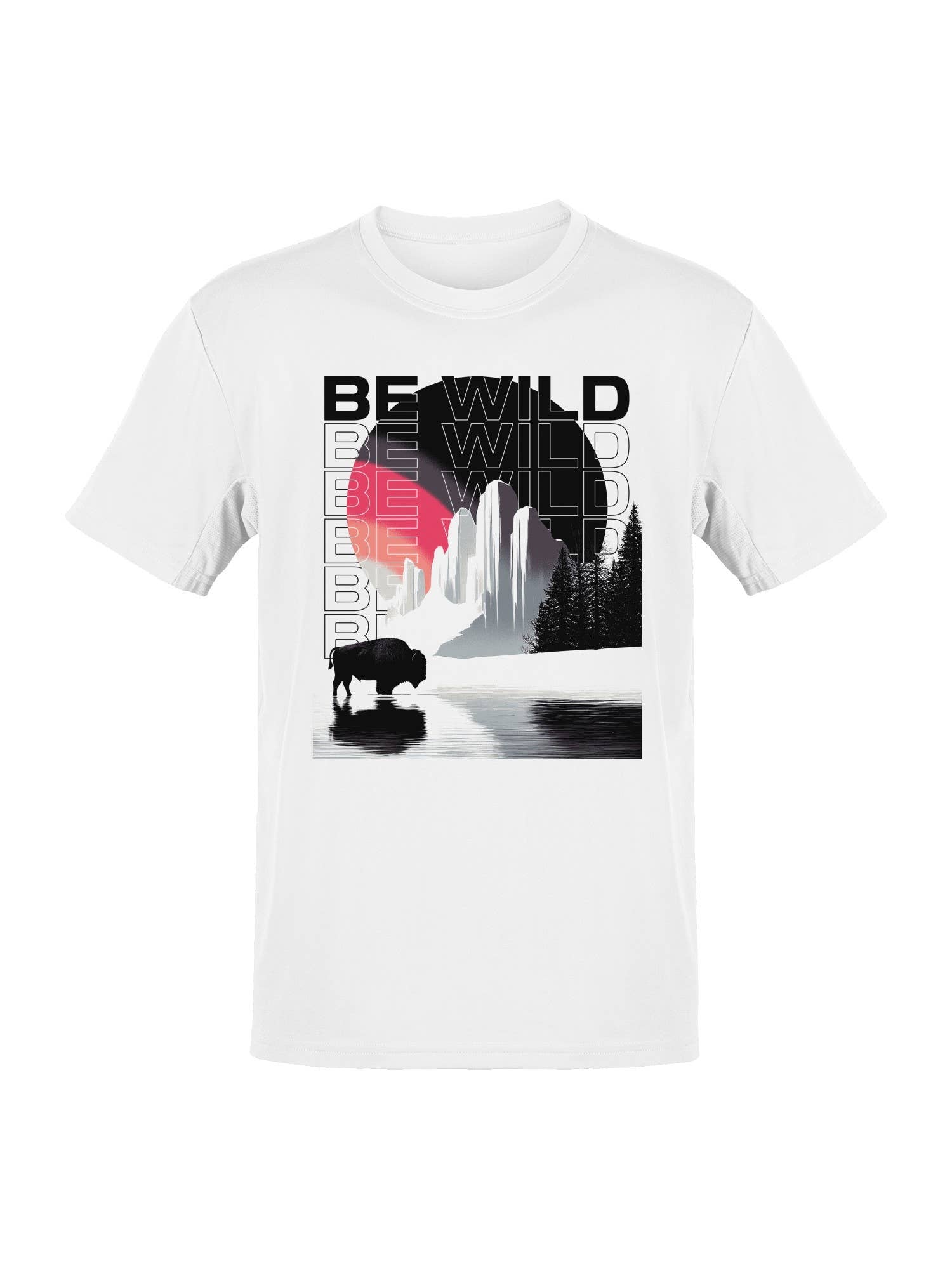 Be Wild: Majestic Canyon Sunset Men's T-Shirt Hoodie, Sweatshirt | PodTeesHub.com