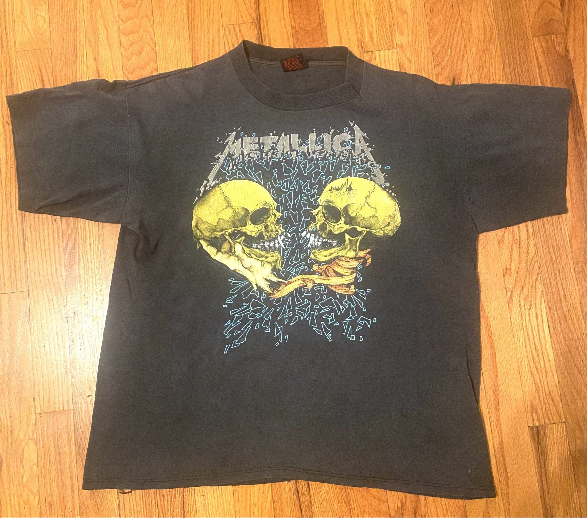 Vintage 1991 Metallica Sad But True Tour Shirt Pushead T-Shirts, Hoodie, Sweatshirt