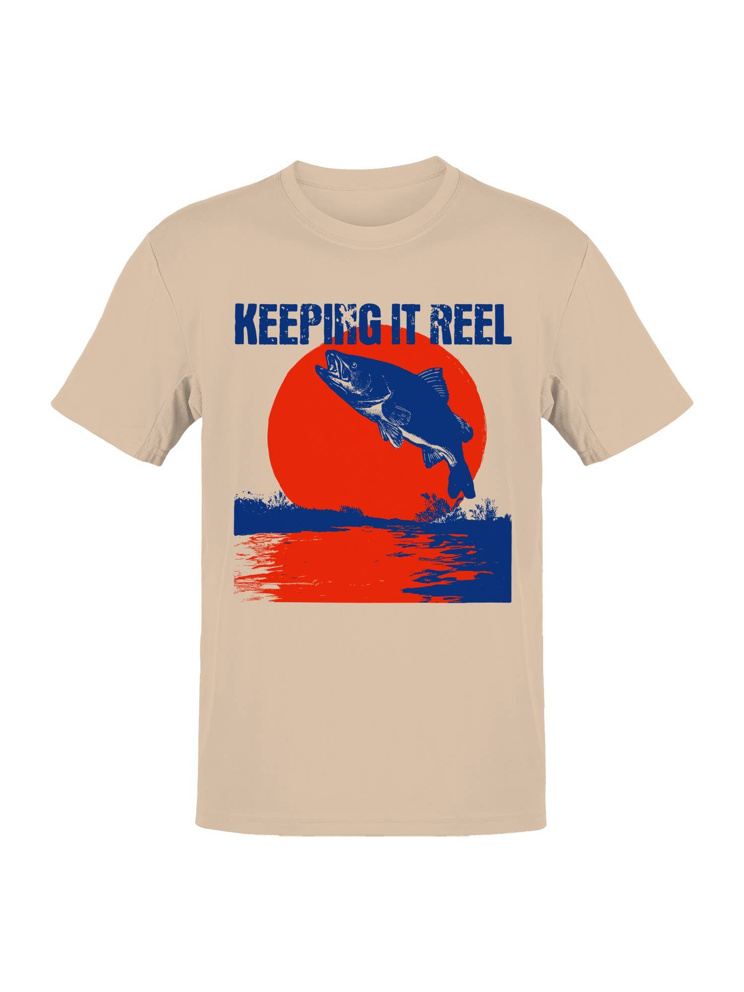 Keeping It Reel Salmon Sunset Men's T-Shirt Hoodie, Sweatshirt | PodTeesHub.com