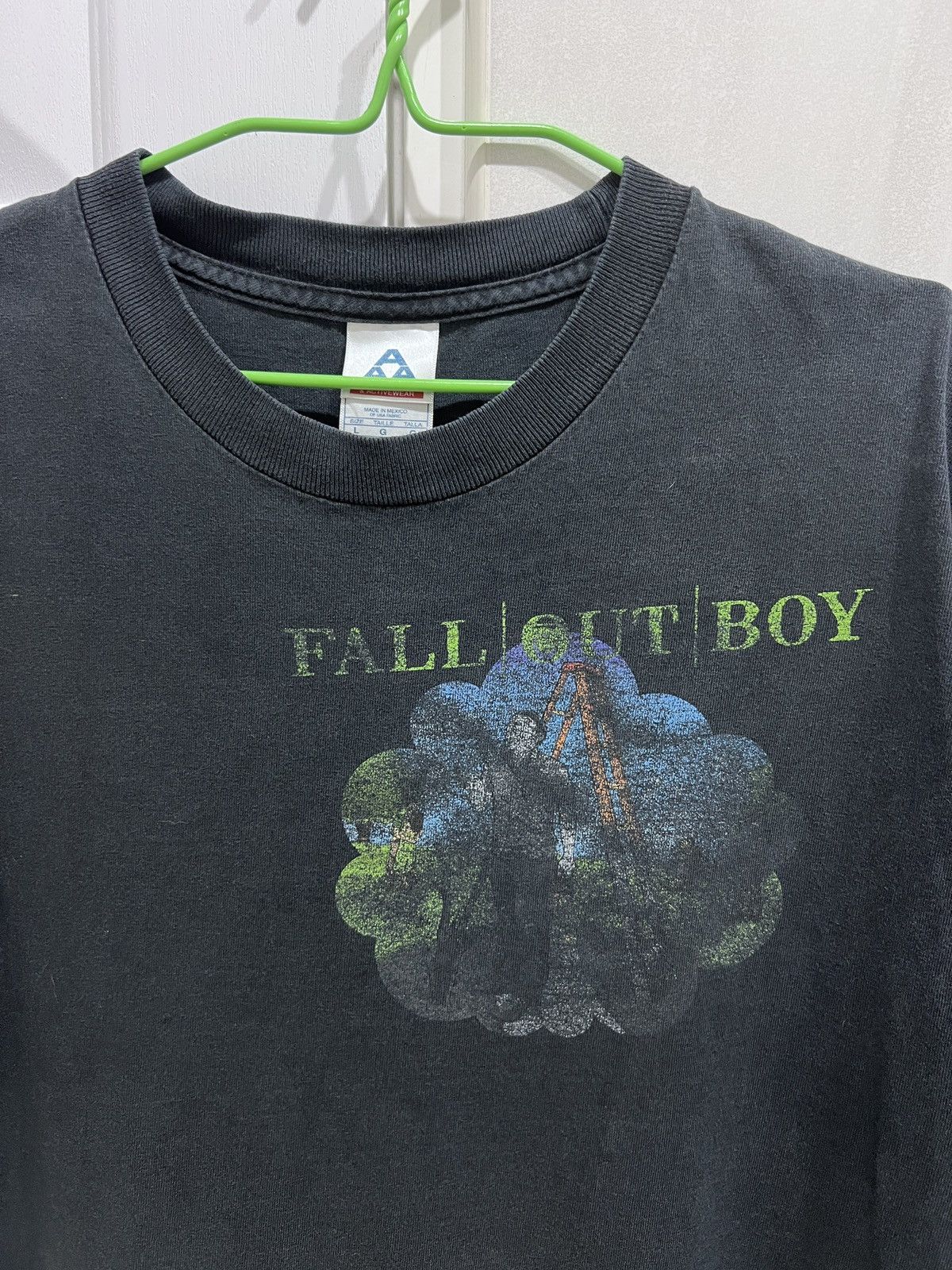Band Tees Vintage Y2k Fall Out Boy Tour Tee Faded Alternative Rock Emo Hoodie, Sweatshirt | PodTeesHub.com