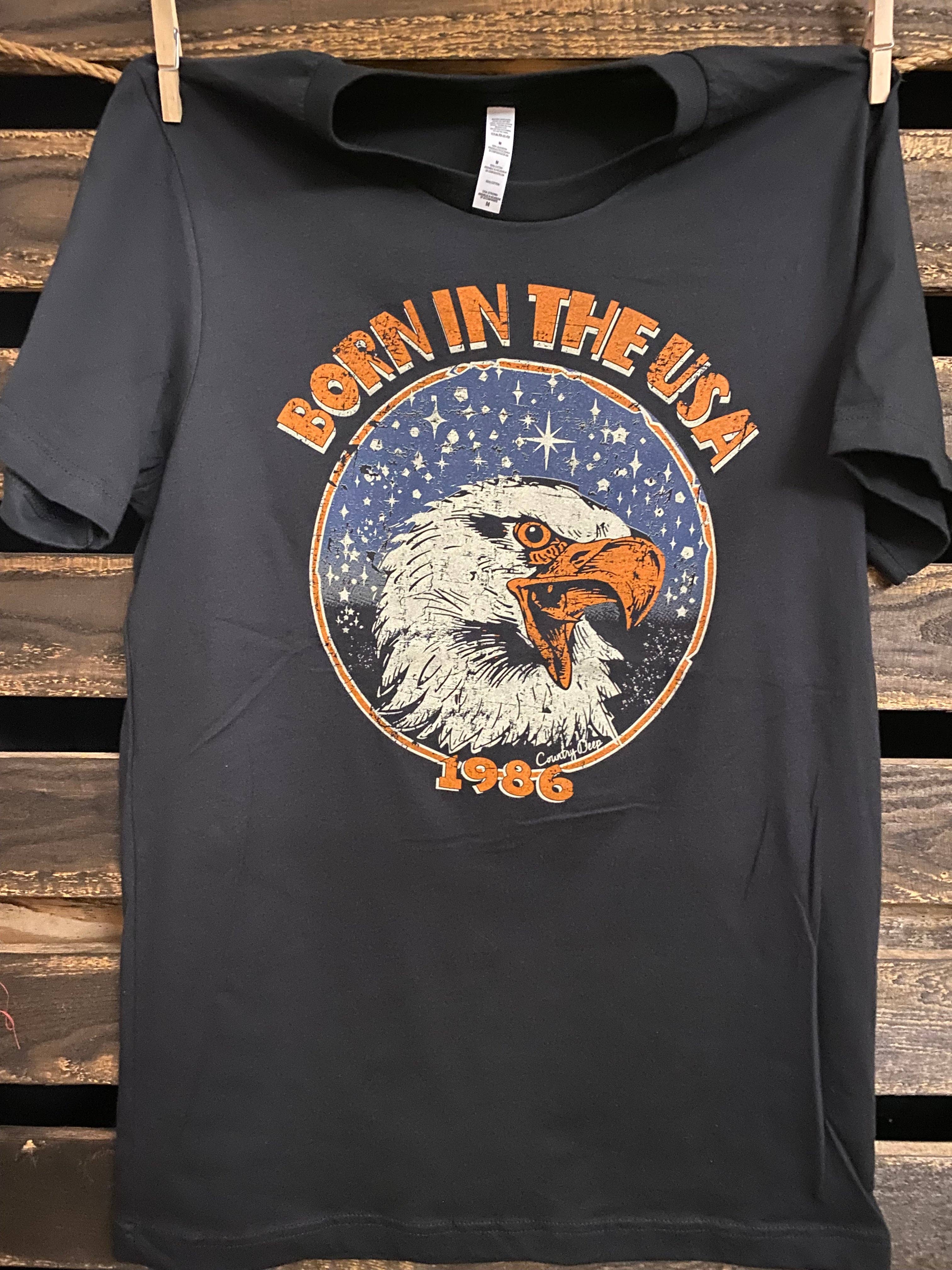 Born in the USA Unisex T-Shirt Hoodie, Sweatshirt | PodTeesHub.com