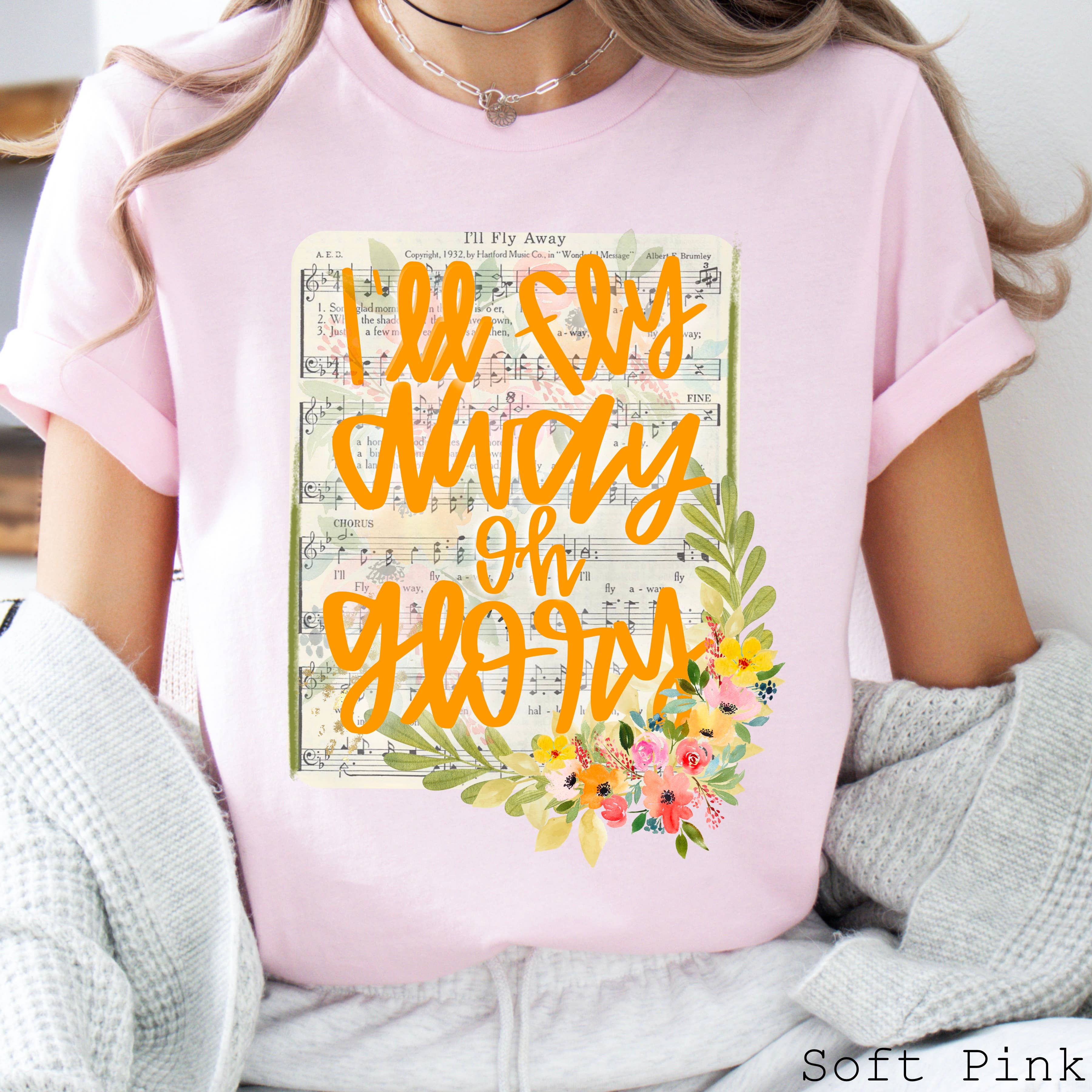 I’Ll Fly Away Graphic Tee | Bella Canvas Hoodie, Sweatshirt | PodTeesHub.com