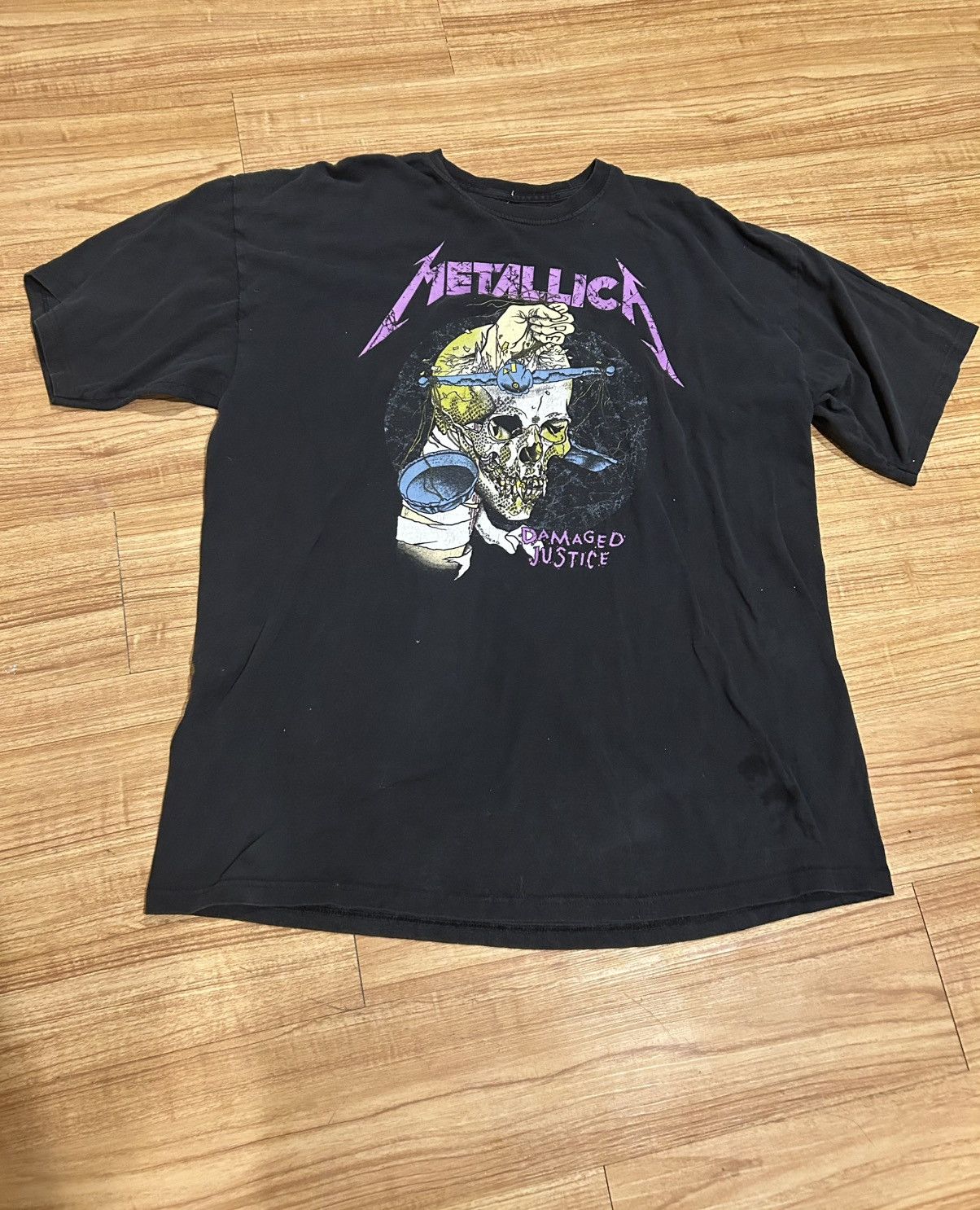 Black Metallica Damaged Justice T-Shirts, Hoodie, Sweatshirt