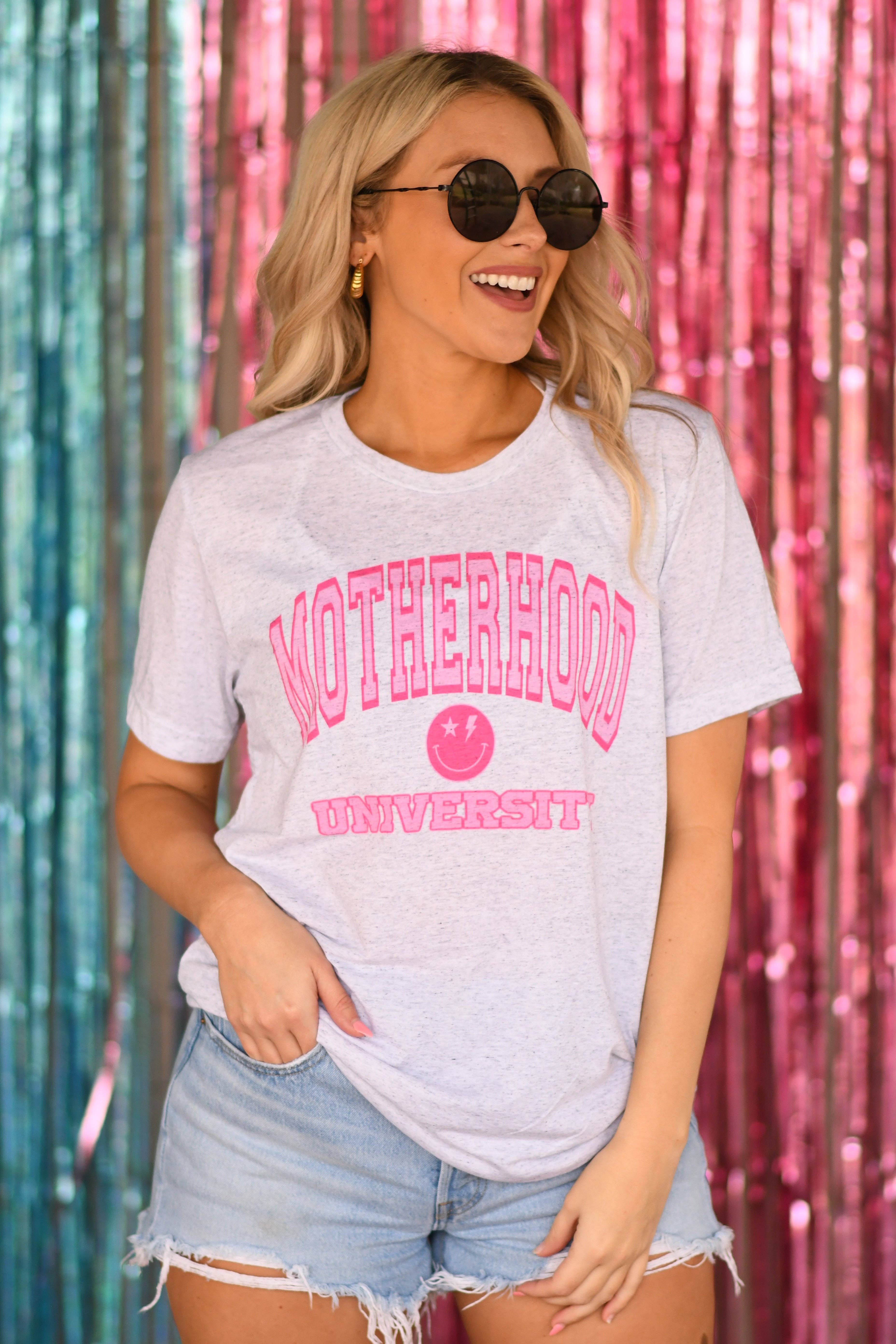 Motherhood University Tee Hoodie, Sweatshirt | PodTeesHub.com