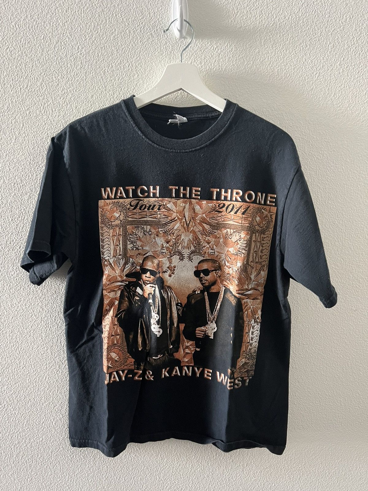Vintage Kanye Jay Z Watch Throne Tour T-Shirts, Hoodie, Sweatshirt