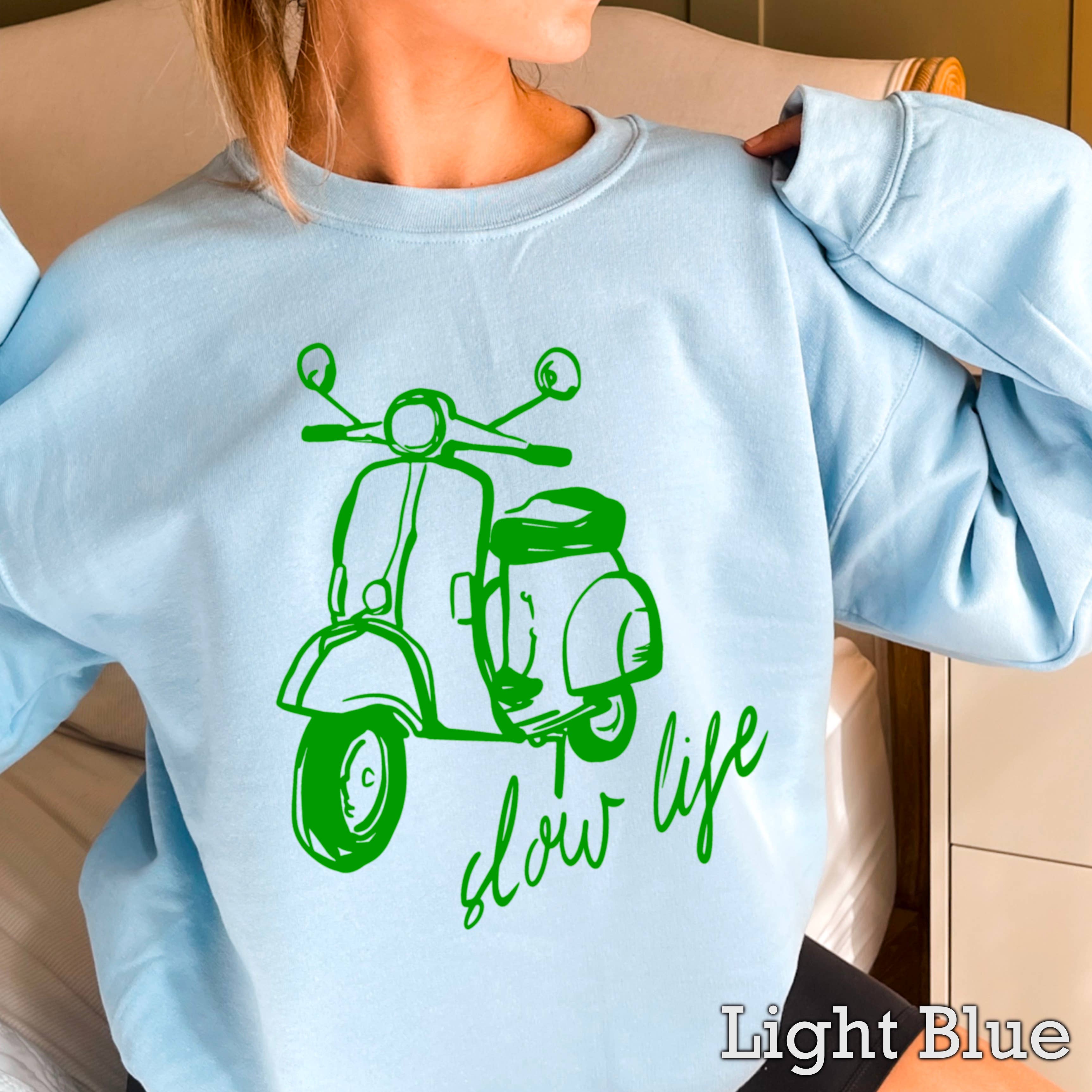 Slow Life  | Summer Coastal Women’S Sweatshirt T-Shirts, Hoodie | PodTeesHub.com