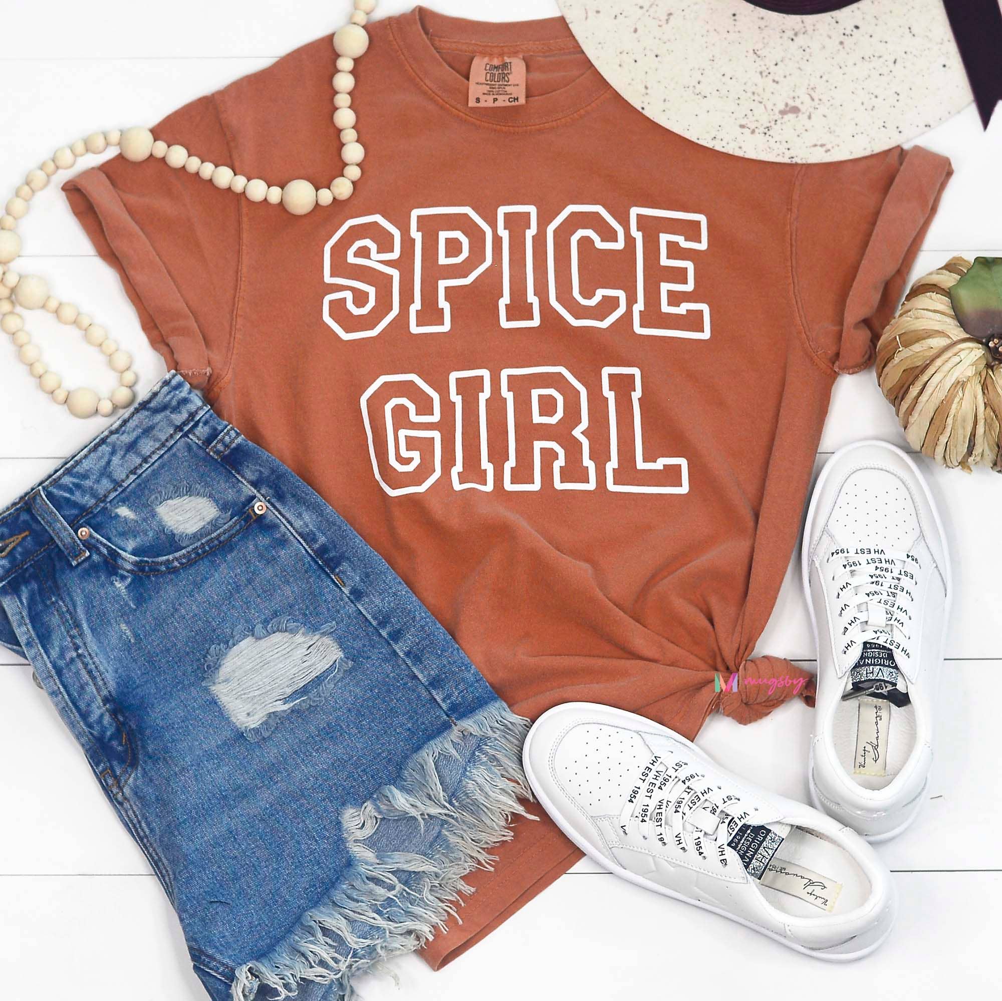 Pumpkin Spice Girl Thanksgiving Shirt | Fall Graphic Tee Hoodie, Sweatshirt | PodTeesHub.com