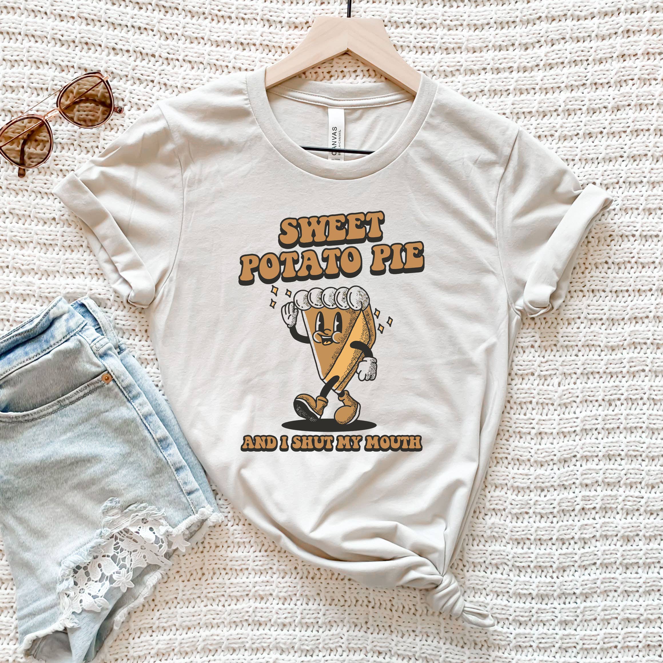 Sweet Potato Pie Fall Shirt, Graphic Tee, Fall Tee, Funny Hoodie, Sweatshirt | PodTeesHub.com