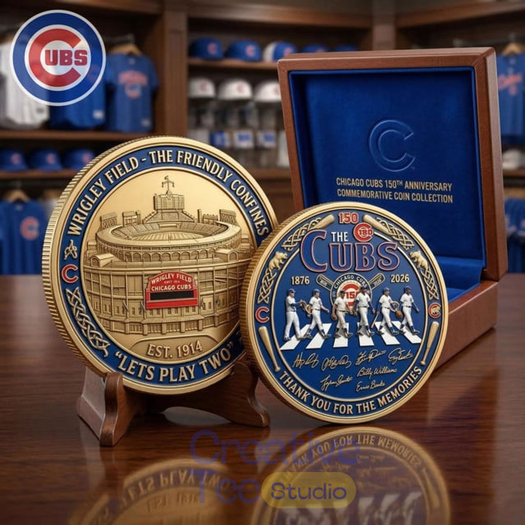Chicago Cubs 150th Anniversary Premium Commemorative Coin