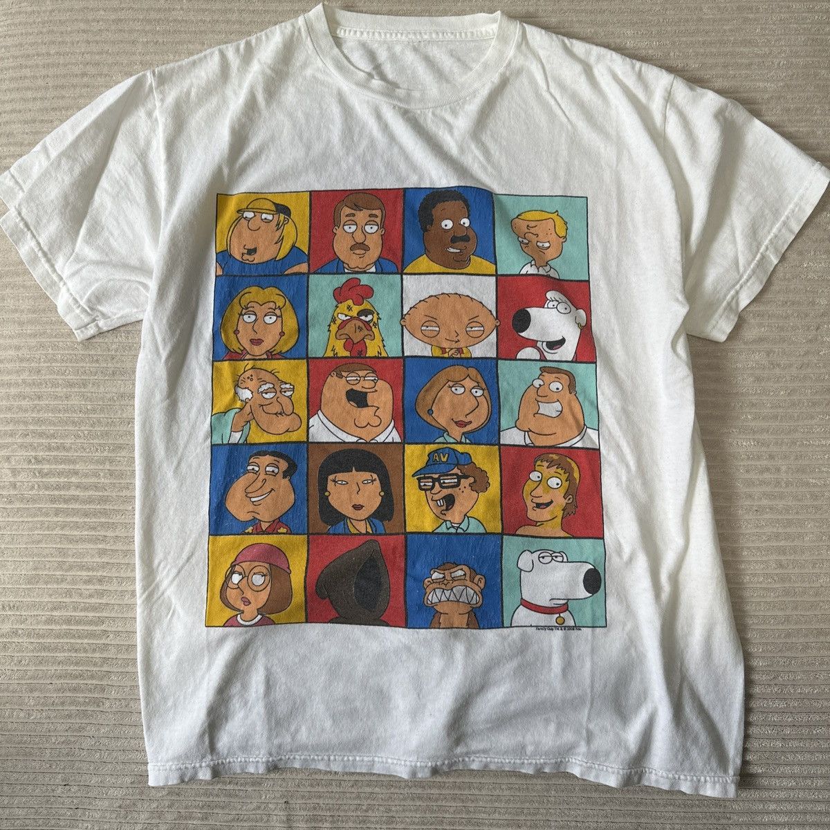Other Family Guy 2008 Characters T Shirt Men S Size Small White Hoodie, Sweatshirt | PodTeesHub.com