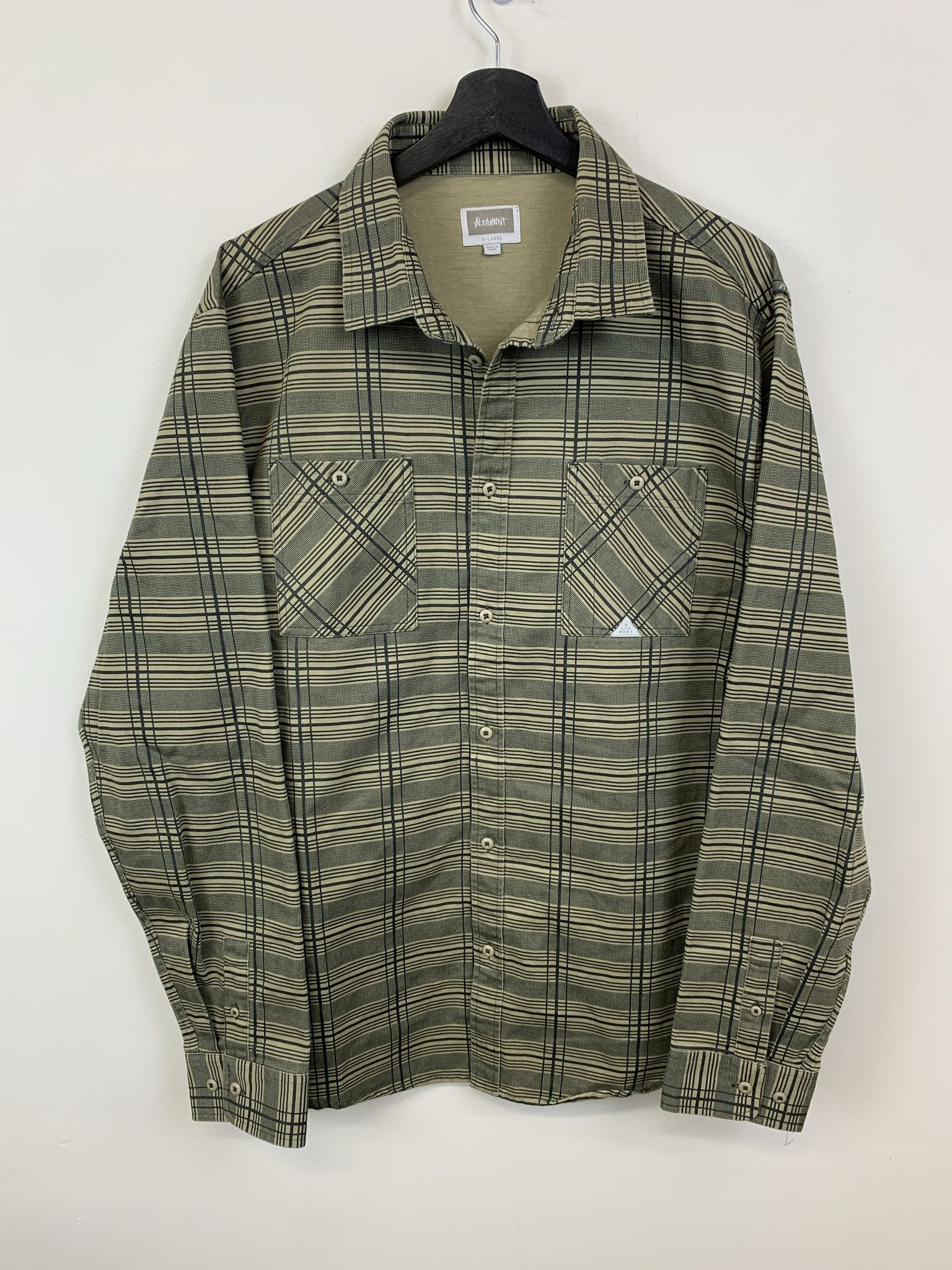 Vintage Flannel 90s Altamont Multicheck Flannel Size Xl T-Shirts, Hoodie, Sweatshirt | PodTeesHub.com