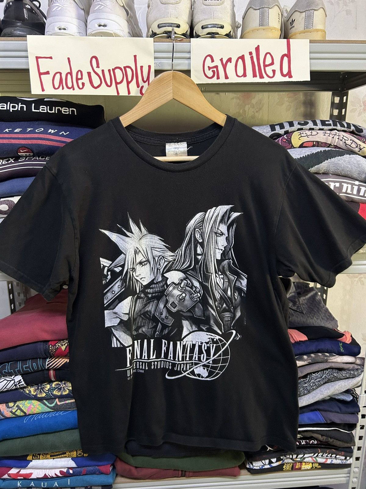 Anime Vintage Video Game Final Fantasy Vii Universal Studio T-Shirts, Hoodie, Sweatshirt | PodTeesHub.com