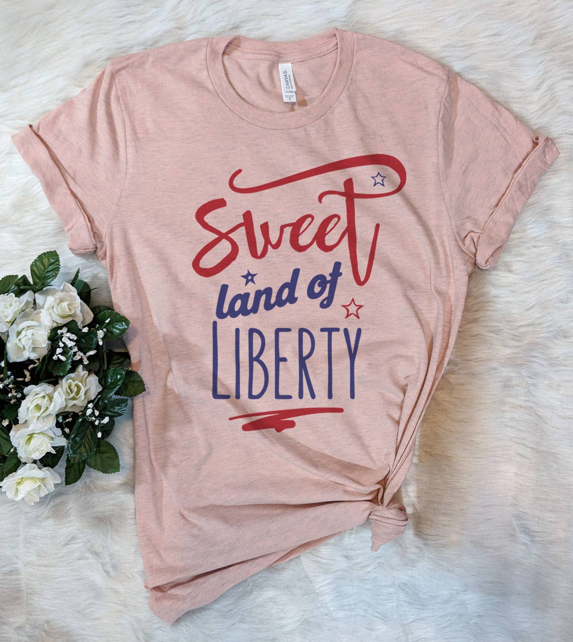 Sweet Land of Liberty -  USA Fun July 4th Patriotic T-Shirt Hoodie, Sweatshirt | PodTeesHub.com