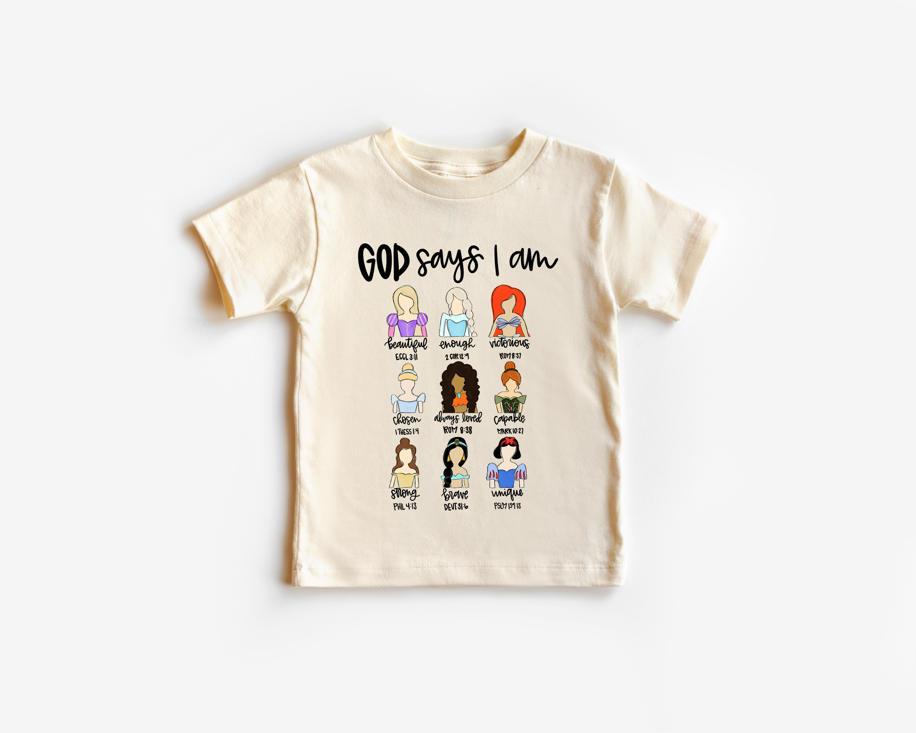 God Says I Am Princess Tee Hoodie, Sweatshirt | PodTeesHub.com