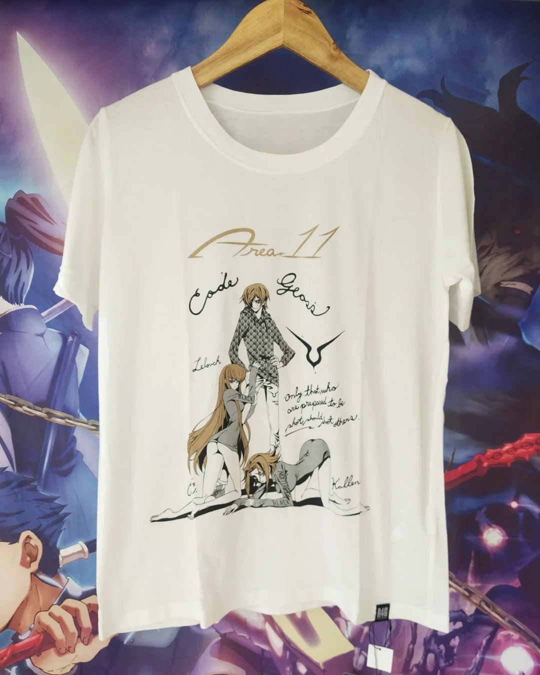 Japanese Brand Code Geass X R4g Love White Anime Tees Hoodie, Sweatshirt | PodTeesHub.com