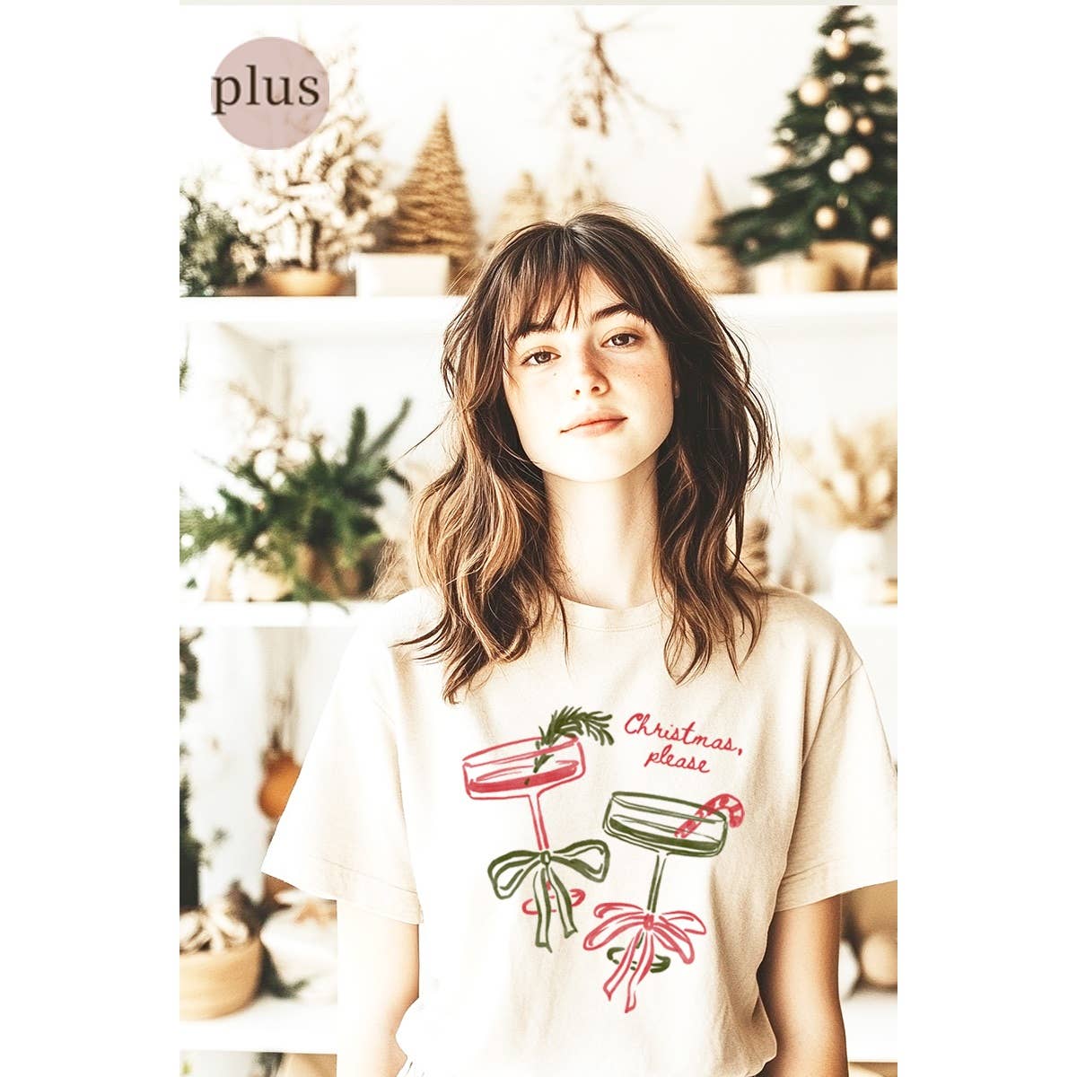 Christmas Please Vintage Graphic Plus Tee Hoodie, Sweatshirt | PodTeesHub.com