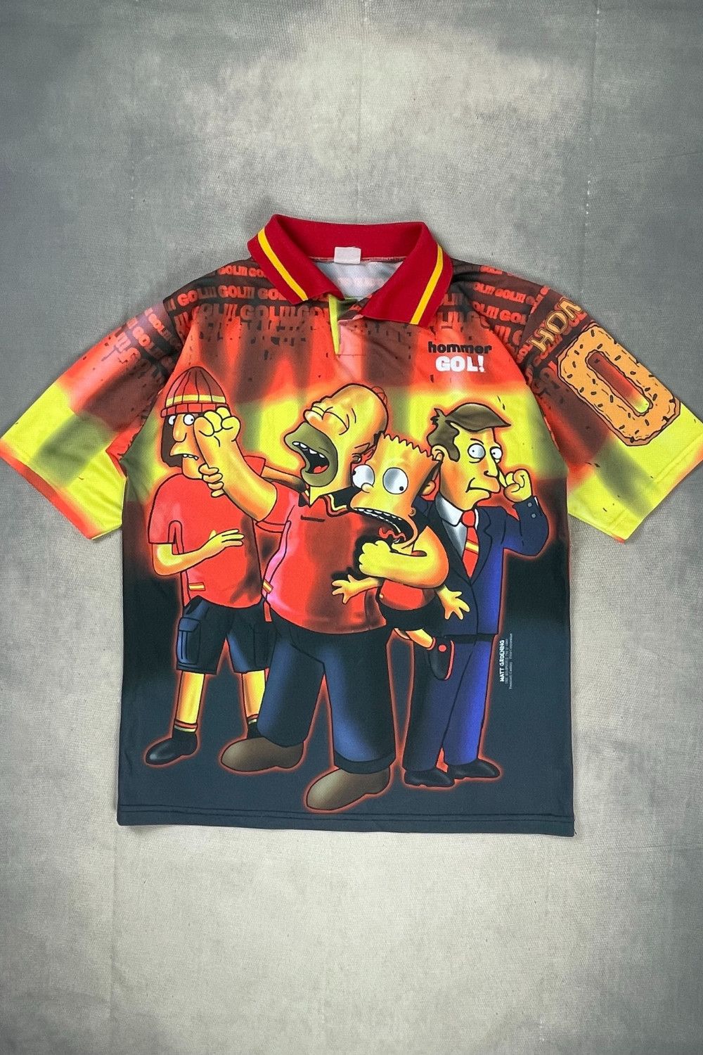 Rare Vintage 1999 The Simpsons Hommer Football Jersey T-Shirts, Hoodie, Sweatshirt | PodTeesHub.com