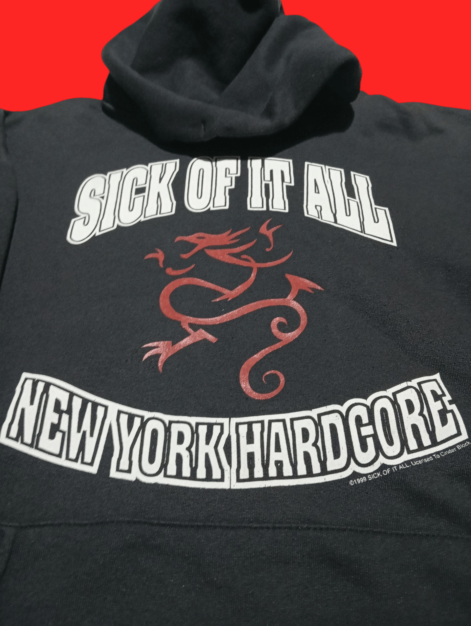 Band Tees Vintage Sick Of It All Nyhc Hoodie Sweatshirt | PodTeesHub.com