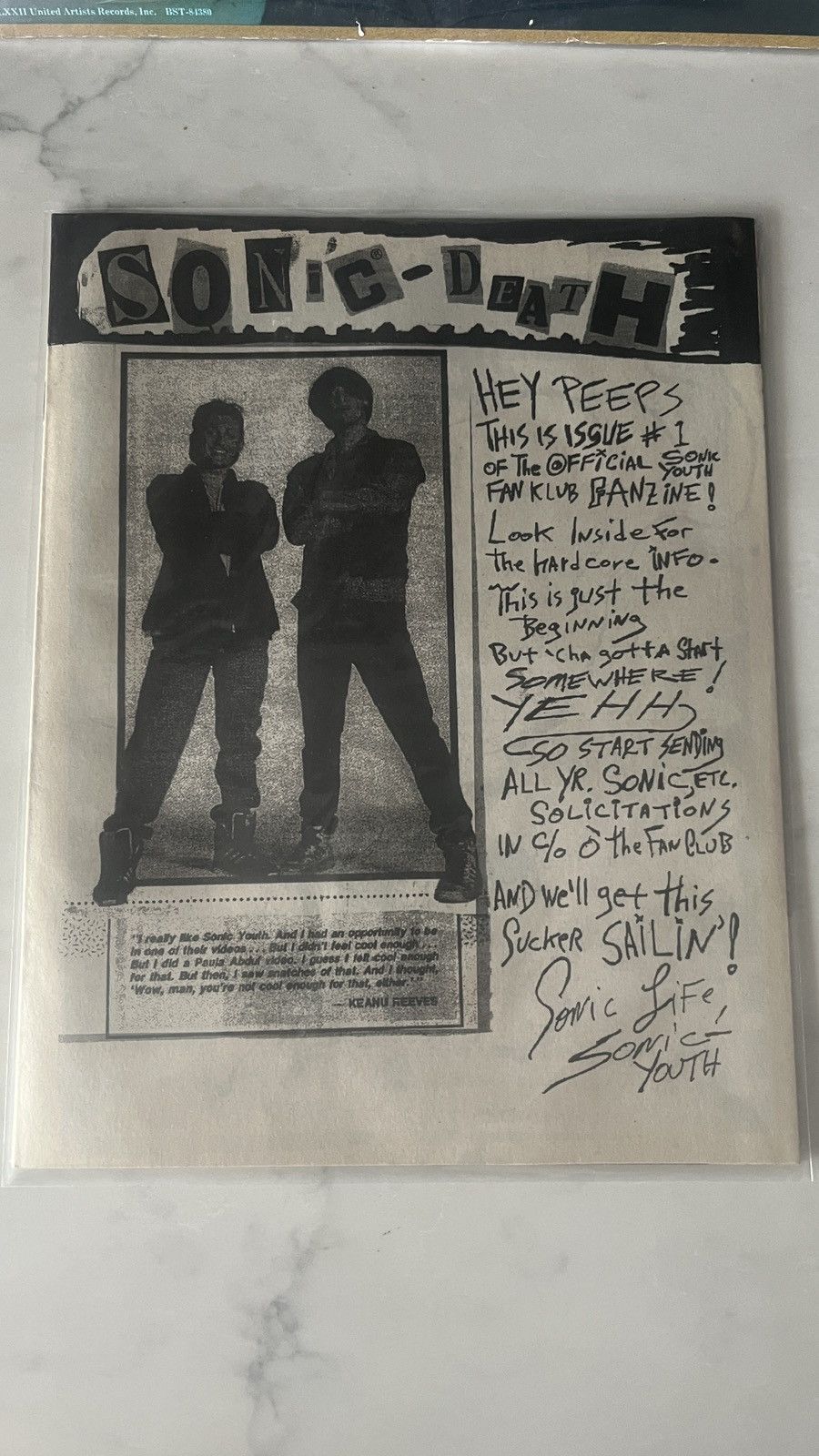 Vintage Sonic Youth Sonic Death Fanzine 1 T-Shirts, Hoodie, Sweatshirt | PodTeesHub.com