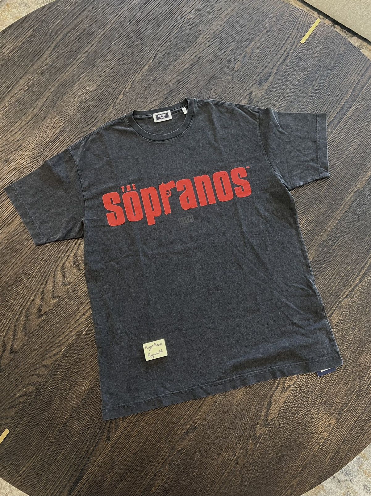 The Sopranos Vintage Tee Black Red Small Hoodie, Sweatshirt | PodTeesHub.com