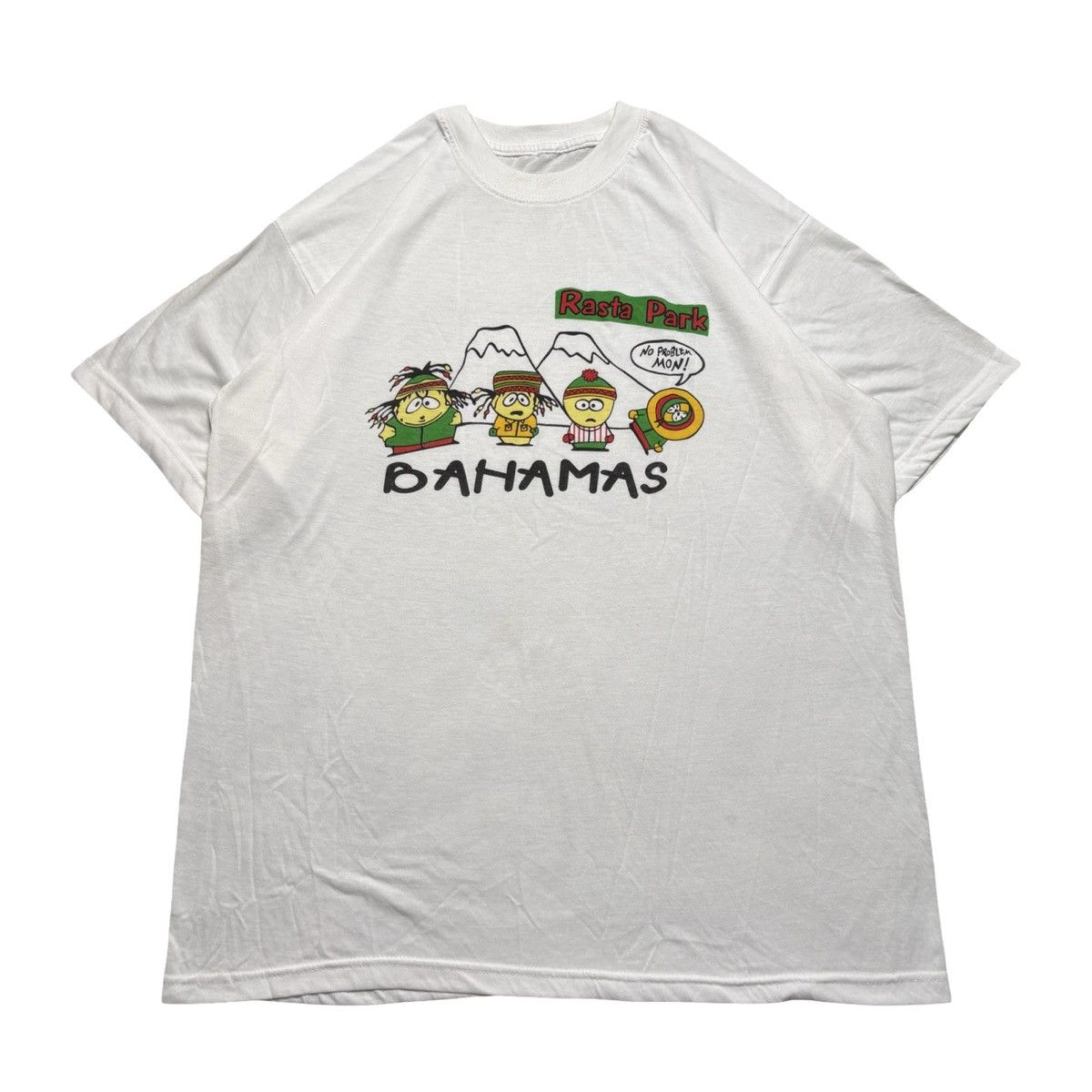 Other Vintage Y2k South Park Bahamas Parody Rasta Park L T-Shirts, Hoodie, Sweatshirt