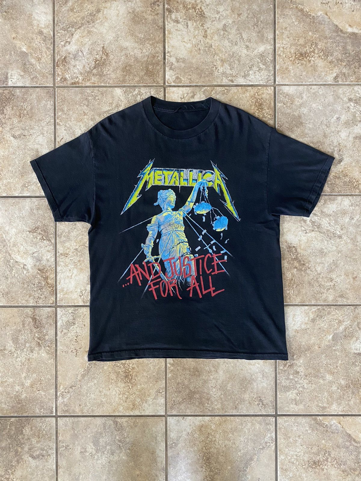 Vintage Metallica And Justice For All 1994 Giant Tag Size L T-Shirts, Hoodie, Sweatshirt | PodTeesHub.com