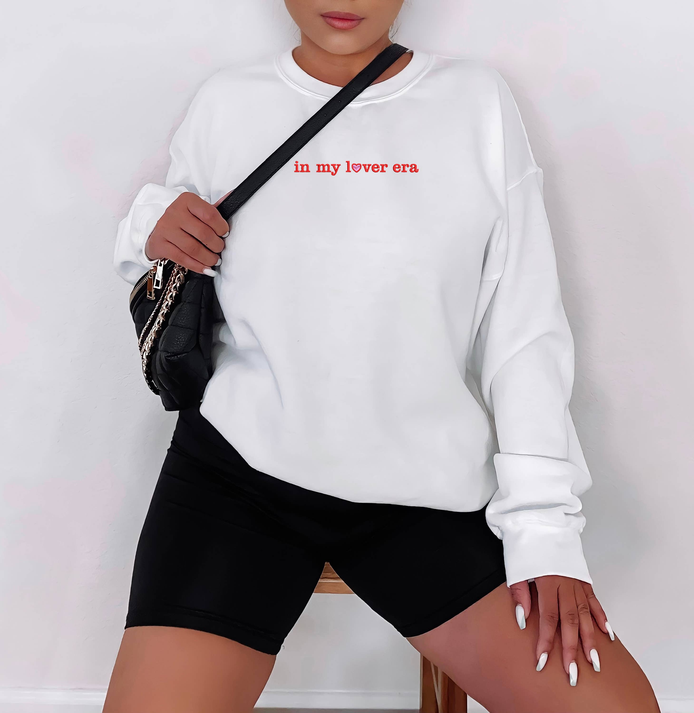 Lover, Valentines Embroidered Sweatshirt, Valentines Day T-Shirts, Hoodie | PodTeesHub.com