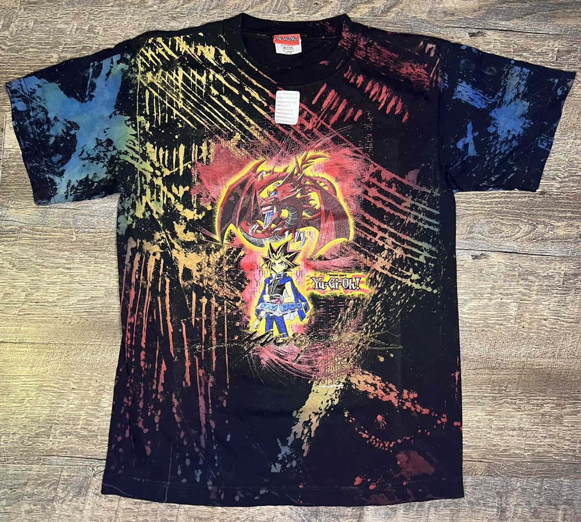Vintage Yugioh Tie Dye Shirt Size Small Adult 1996 Hoodie, Sweatshirt | PodTeesHub.com