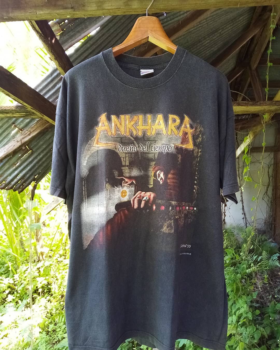 Band Tees Vintage 90s Ankhara Dueno Del Tiempo Metal Tee Promo 99 Hoodie, Sweatshirt | PodTeesHub.com