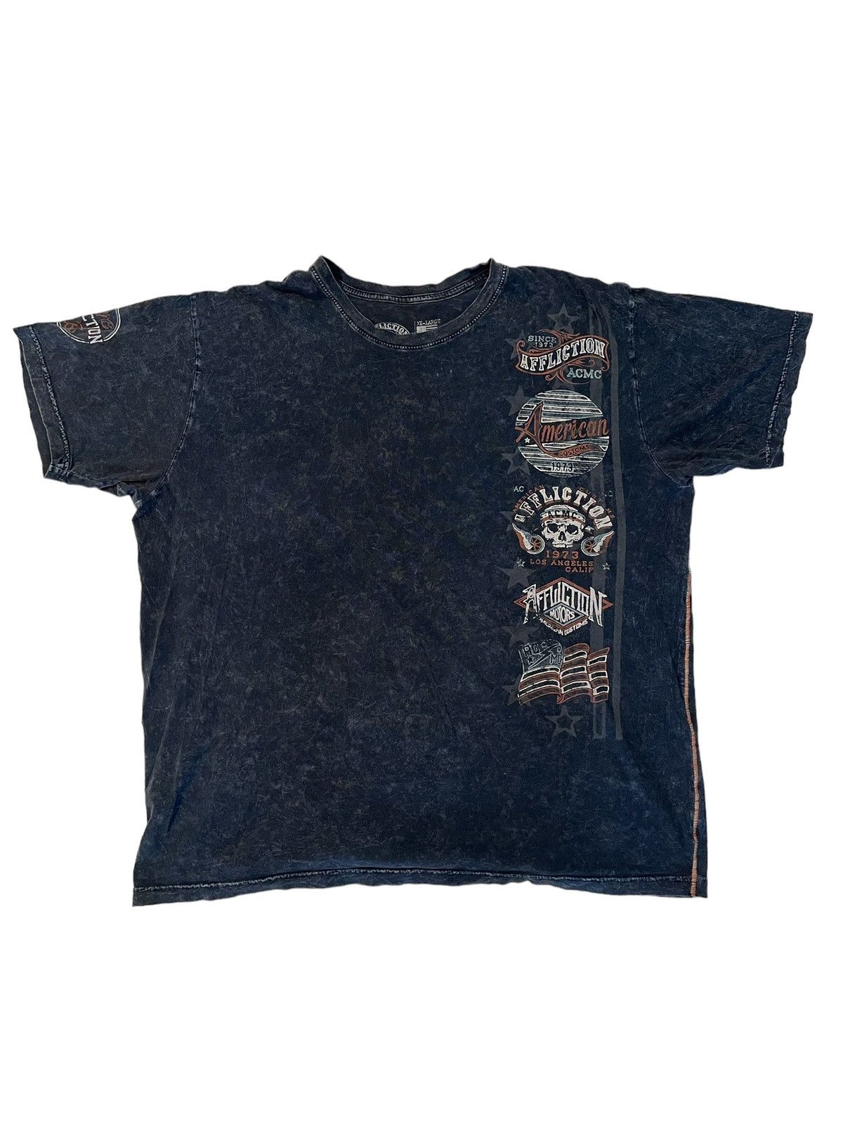 Vintage Aflliction Faded Washed T Shirt Hoodie, Sweatshirt | PodTeesHub.com