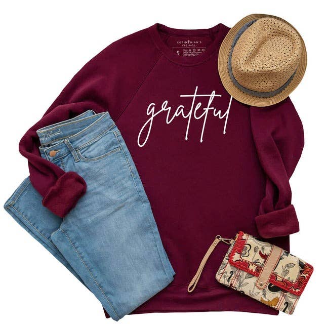 Grateful Premium Fleece Sweatshirt T-Shirts, Hoodie | PodTeesHub.com