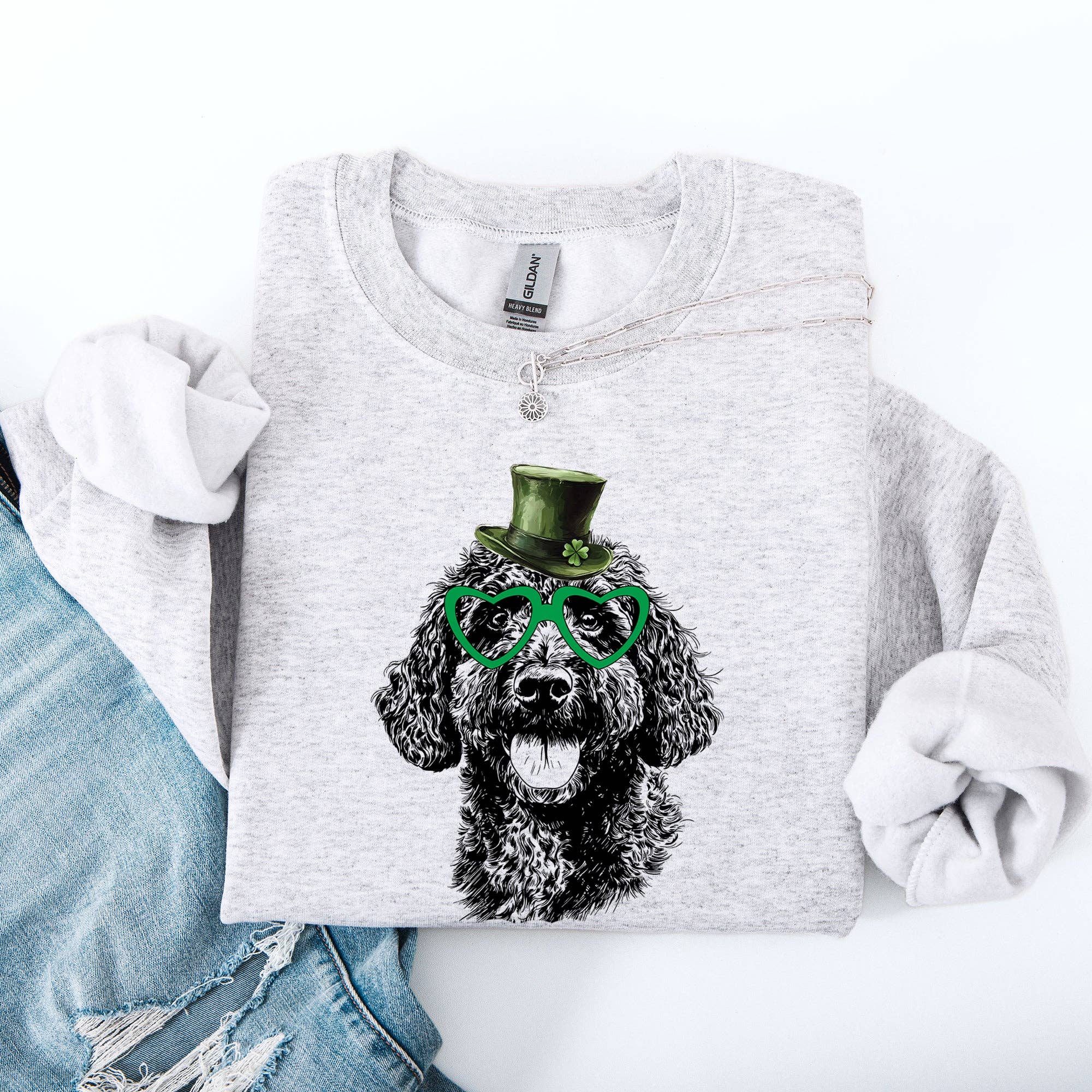 Portuguese Water Dog, Dog, St Patrick's Day, Sweatshirt T-Shirts, Hoodie | PodTeesHub.com