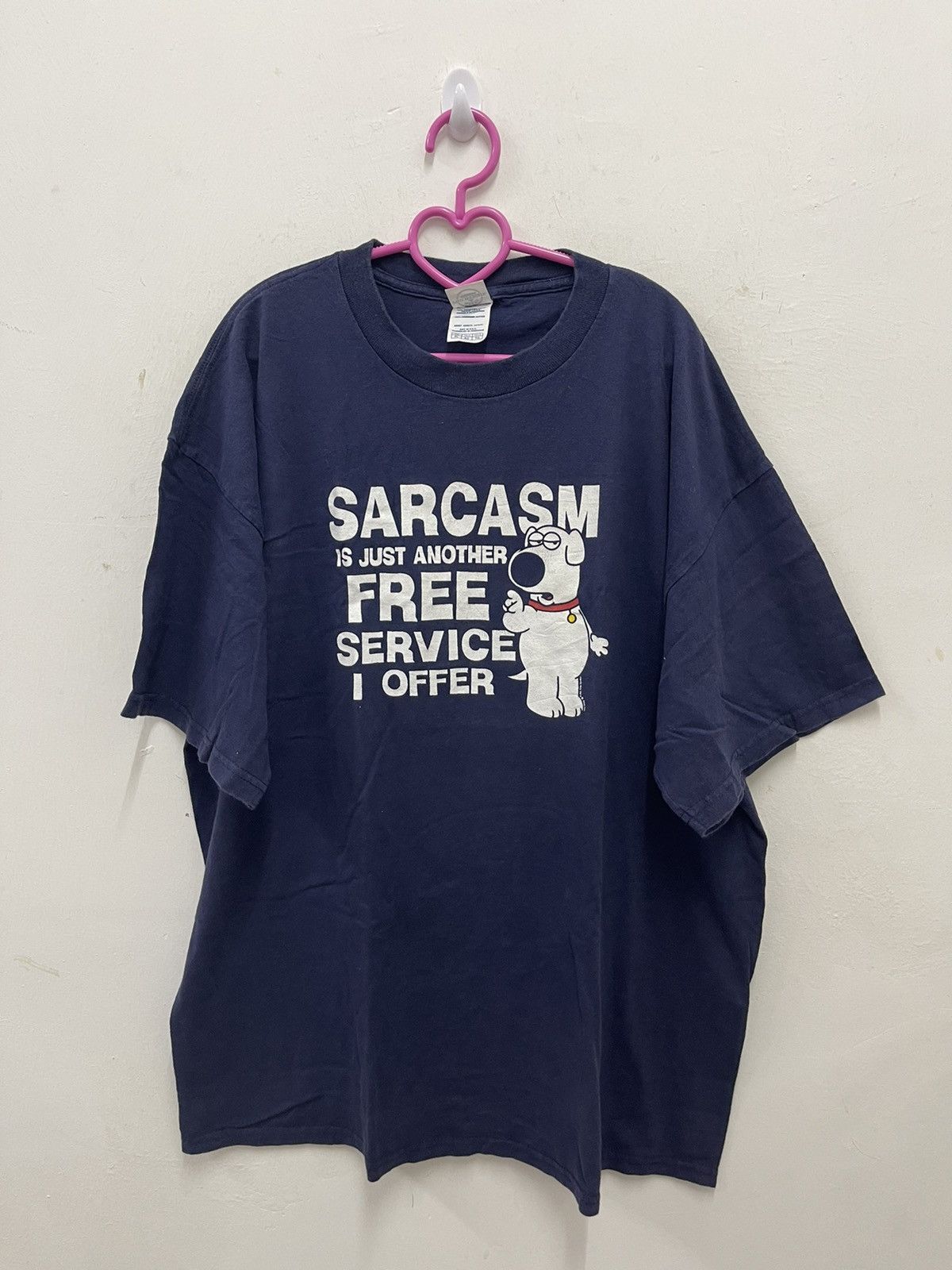 Rare Vintage Sarcasm Family Guy Brian Griffin Fox Shirt Hoodie, Sweatshirt | PodTeesHub.com