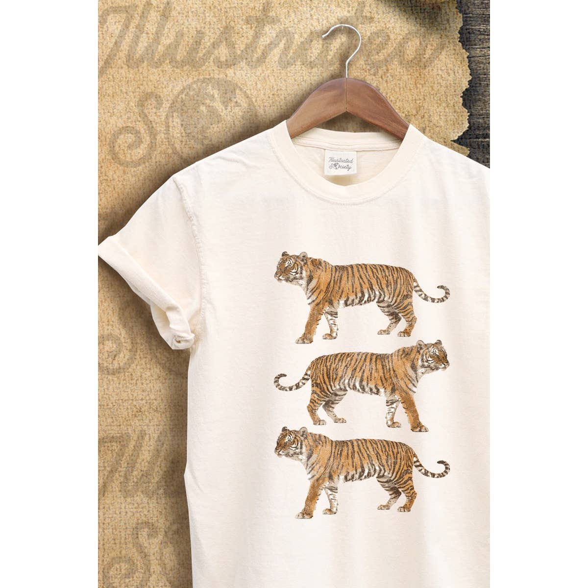 Tigers Spirit Vintage Graphic  Tee Hoodie, Sweatshirt | PodTeesHub.com