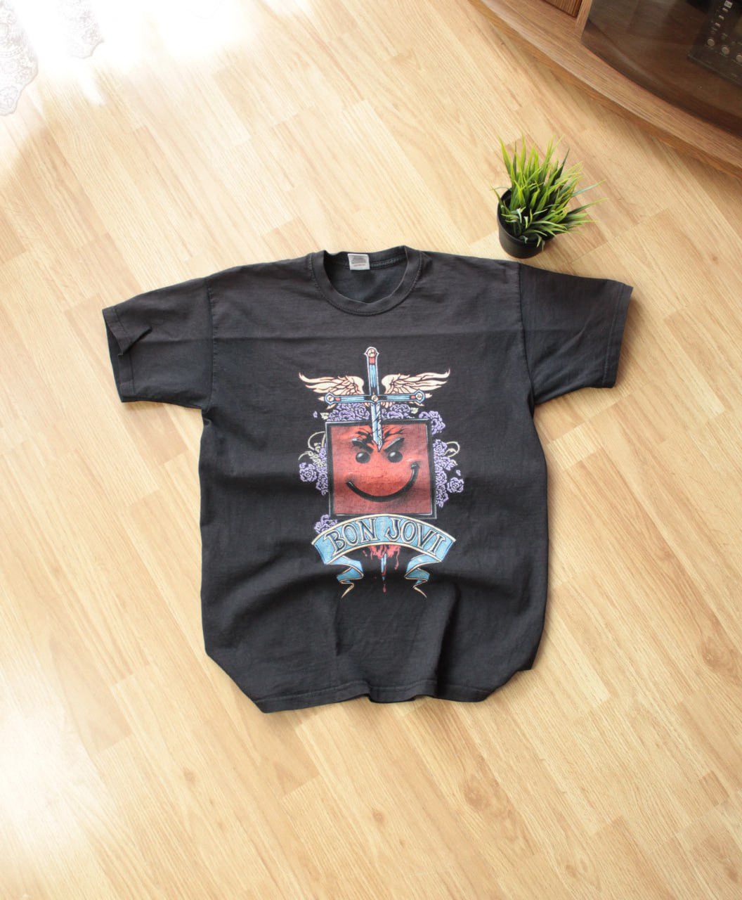 Bon Jovi X Vintage 2006 Bon Jovi Have A Nice Day Tour T Shirt Vintage Faded Hoodie, Sweatshirt | PodTeesHub.com