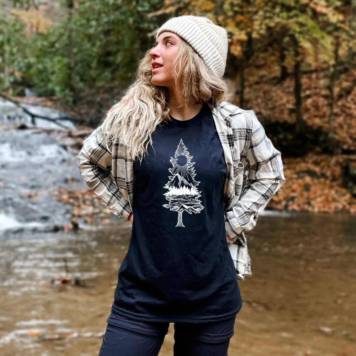 Lone Pine Tree Tee For Women *Unisex Fit*034 Hoodie, Sweatshirt | PodTeesHub.com