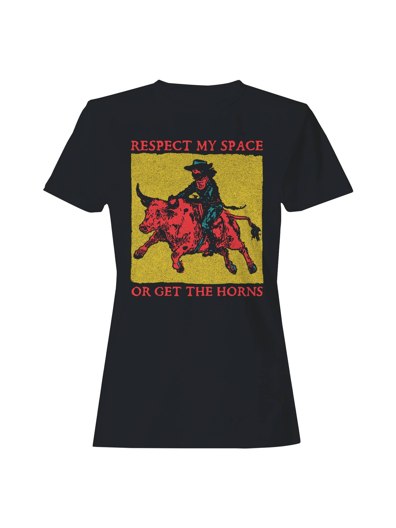 Respect My Space Cowboy Graphic Women's T-Shirt Hoodie, Sweatshirt | PodTeesHub.com