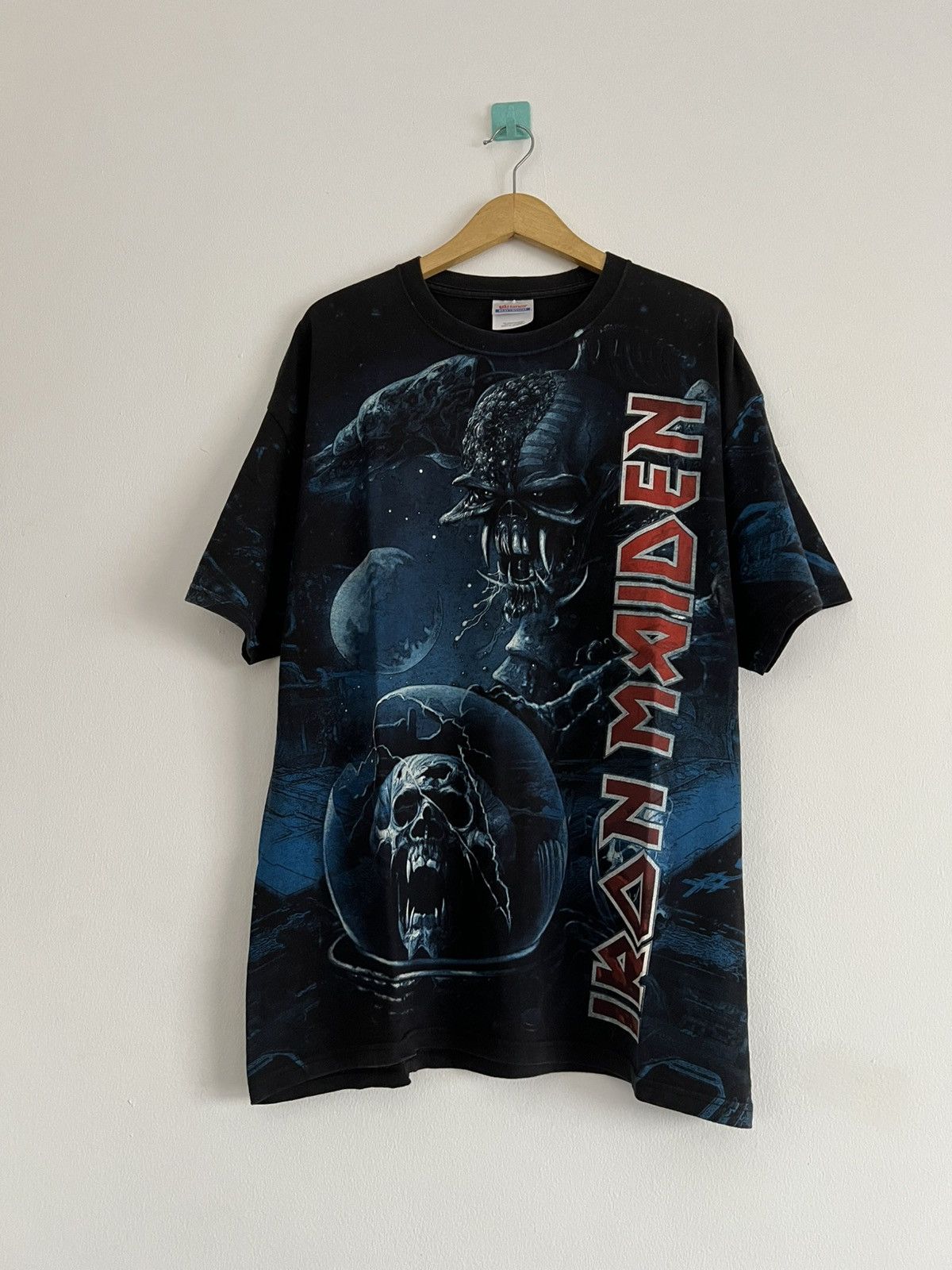 Iron Maiden X Vintage 00s Iron Maiden Mega Print T-Shirts, Hoodie, Sweatshirt
