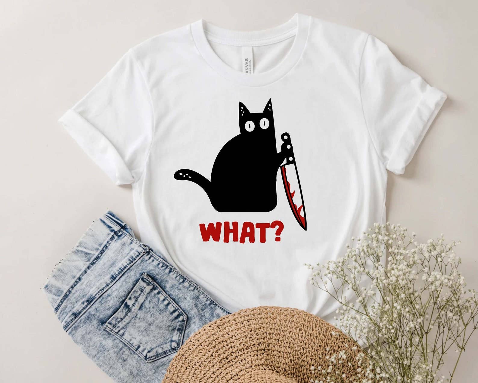Halloween Cat T-Shirt Hoodie, Sweatshirt | PodTeesHub.com