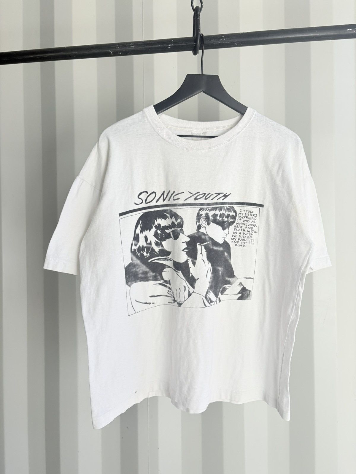 Band Tees Thrashed Sonic Youth Faded Distressed Erd Grunge Wcc Harley Hoodie, Sweatshirt | PodTeesHub.com